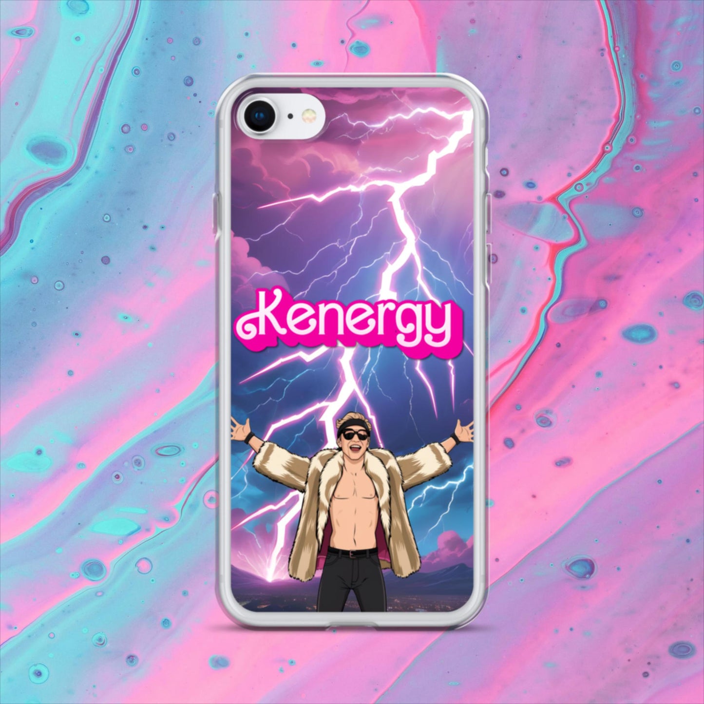 Kenergy Barbie Ryan Gosling Ken Clear Case for iPhone iPhone 7 8 Mobile Phone Cases Barbie Celebrities Ken Kenergy Movies Ryan Gosling Next Cult Brand