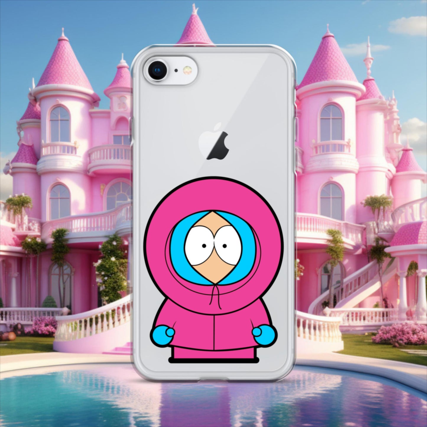 Kenny McCormick Ken Ryan Gosling Barbie South Park Kenny Clear Case for iPhone iPhone 7 8 Mobile Phone Cases Barbie Ken Kenny Movies South Park TV Shows Next Cult Brand