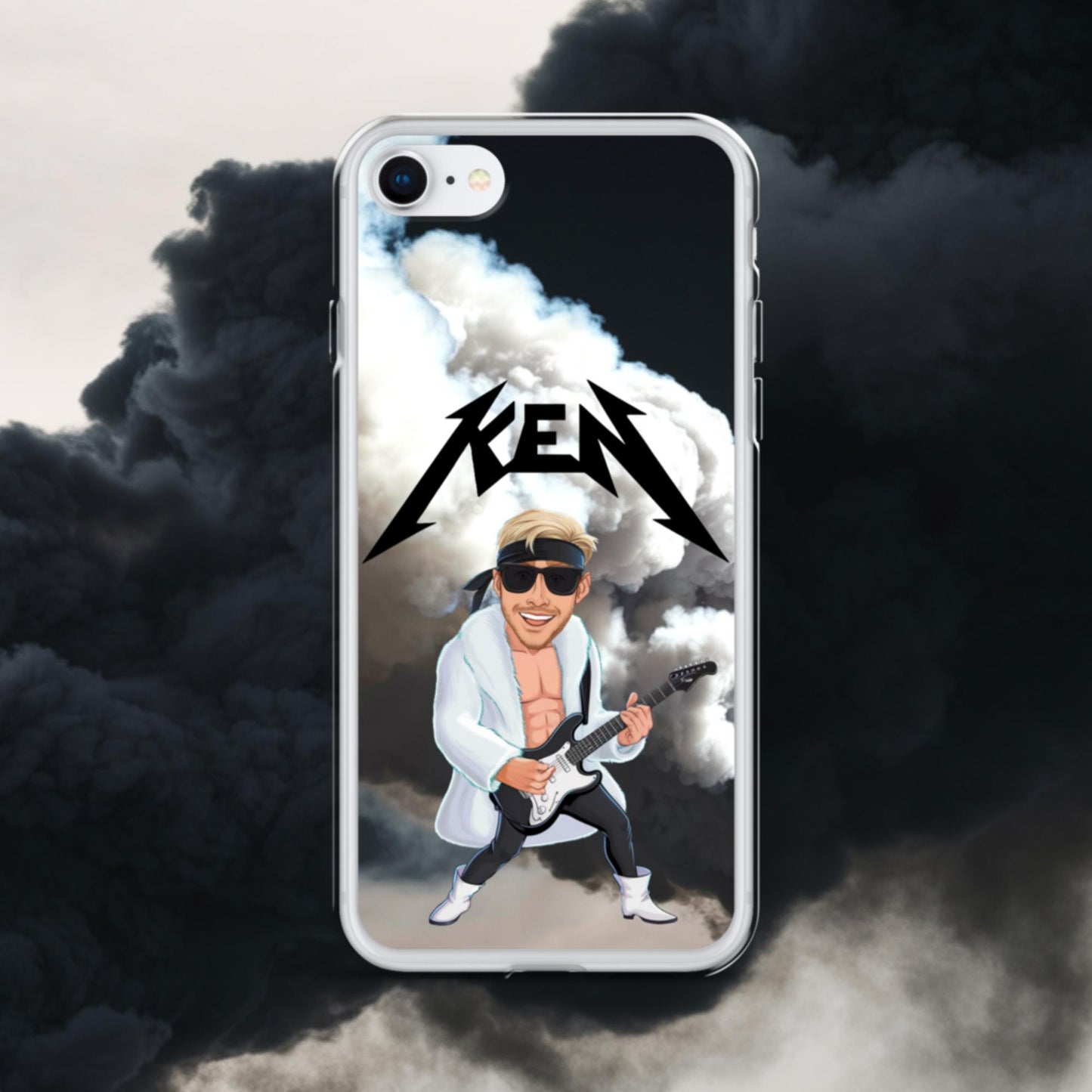 Rockstar Ken Barbie Movie Ryan Gosling Clear Case for iPhone iPhone 7 8 Mobile Phone Cases Barbie Celebrities Ken Movies Ryan Gosling Next Cult Brand