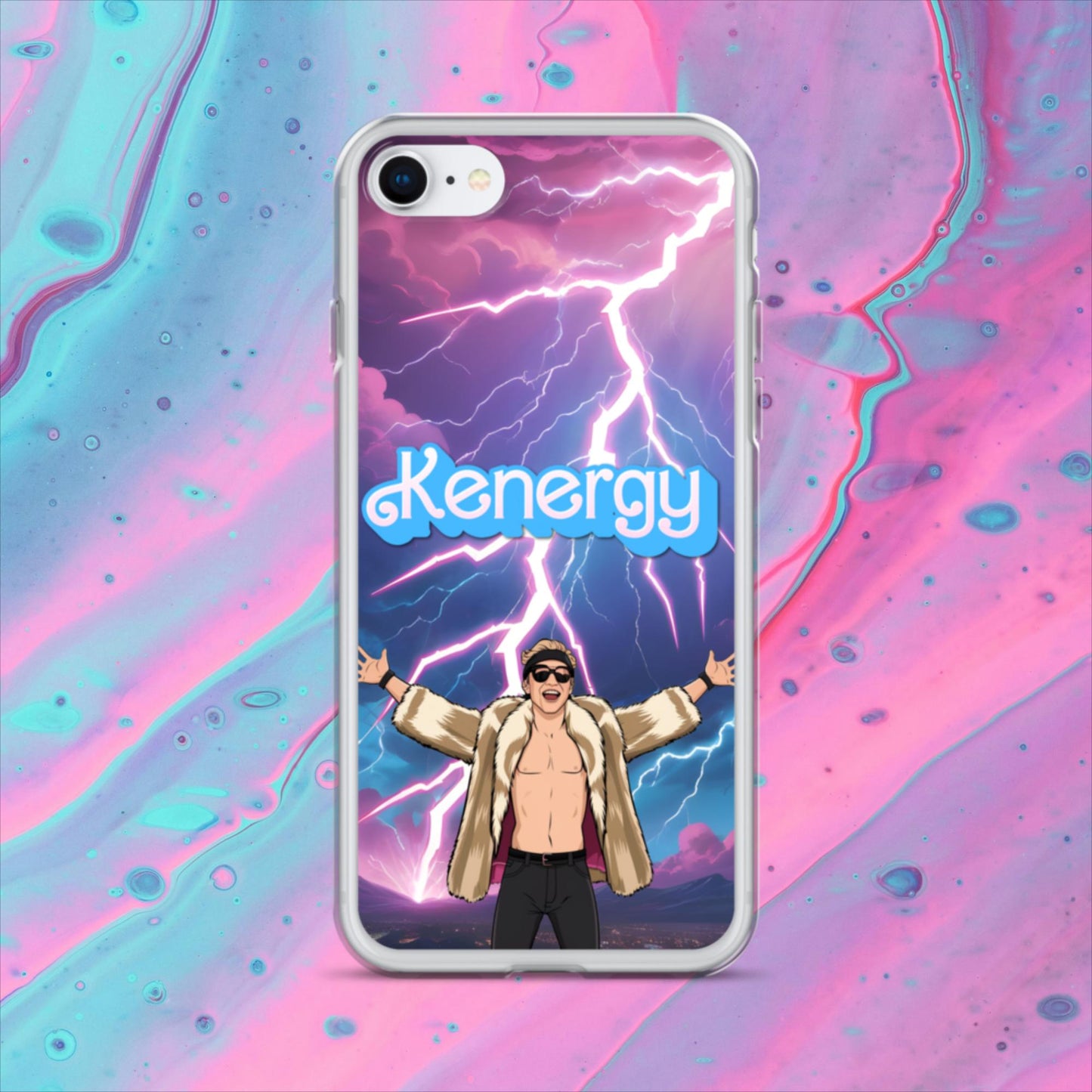 Kenergy Barbie Ryan Gosling Ken Clear Case for iPhone iPhone SE Mobile Phone Cases Barbie Celebrities Ken Kenergy Movies Ryan Gosling Next Cult Brand