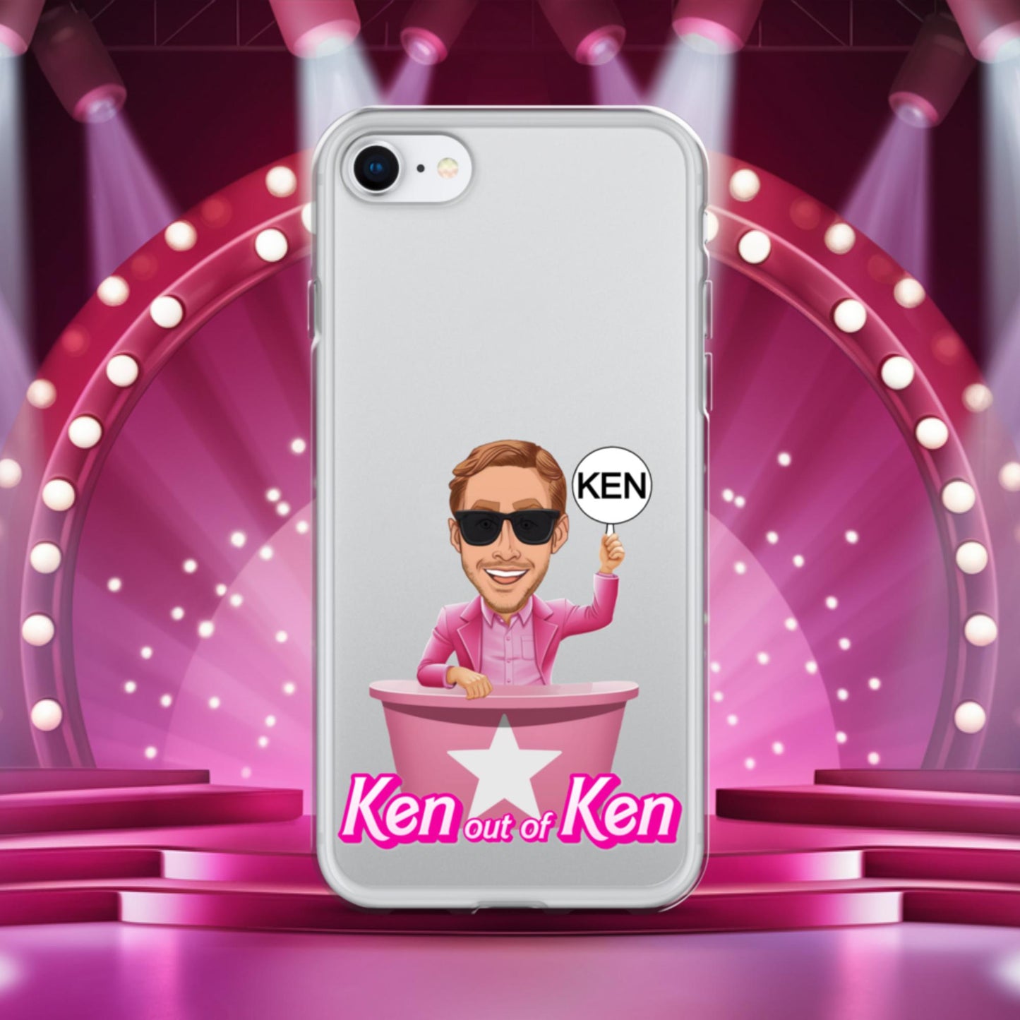 Ken out of Ken Ryan Gosling Barbie Movie Clear Case for iPhone iPhone SE Mobile Phone Cases Barbie Celebrities Ken Movies Ryan Gosling Next Cult Brand