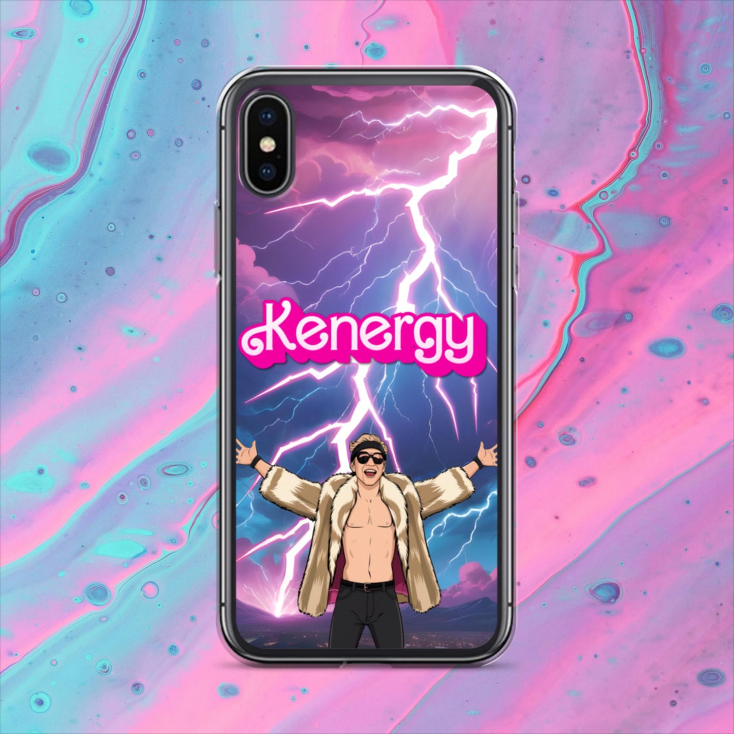 Kenergy Barbie Ryan Gosling Ken Clear Case for iPhone iPhone X XS Mobile Phone Cases Barbie Celebrities Ken Kenergy Movies Ryan Gosling Next Cult Brand