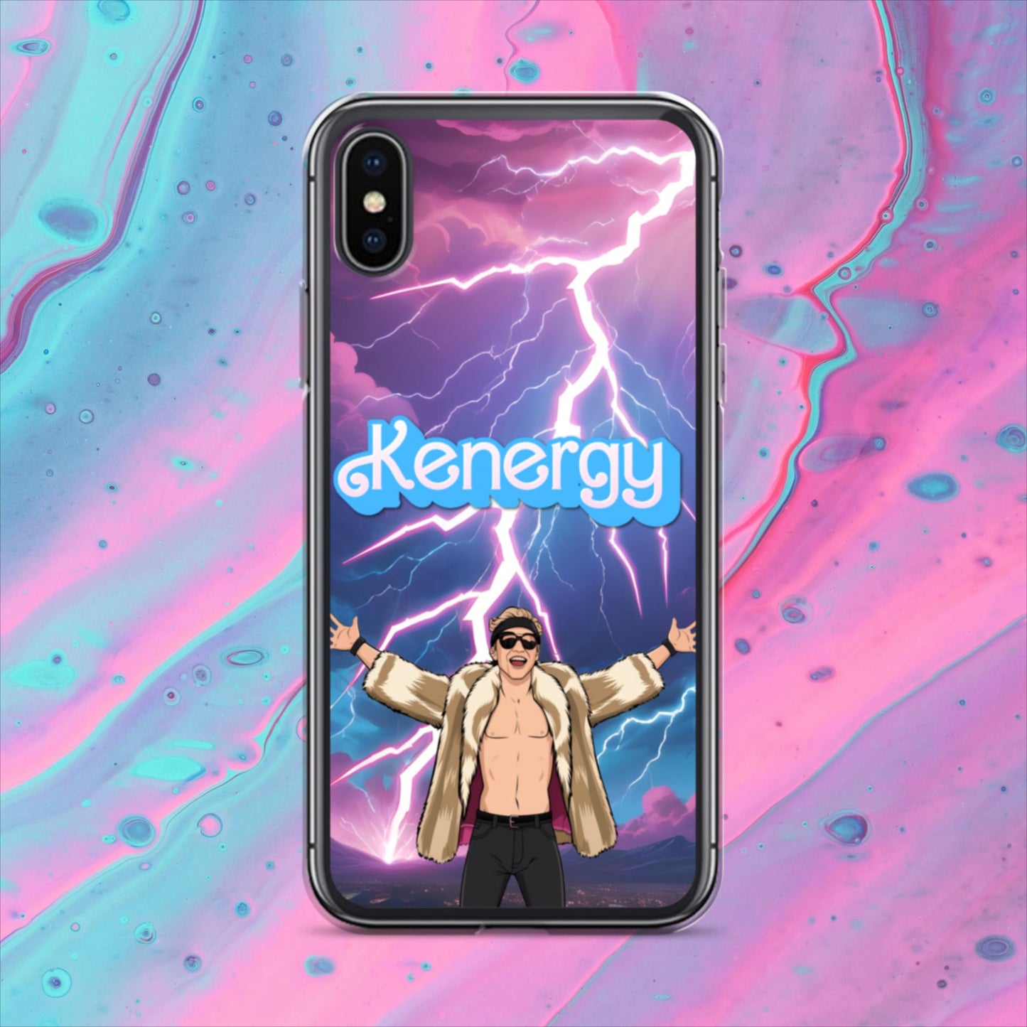 Kenergy Barbie Ryan Gosling Ken Clear Case for iPhone iPhone X XS Mobile Phone Cases Barbie Celebrities Ken Kenergy Movies Ryan Gosling Next Cult Brand