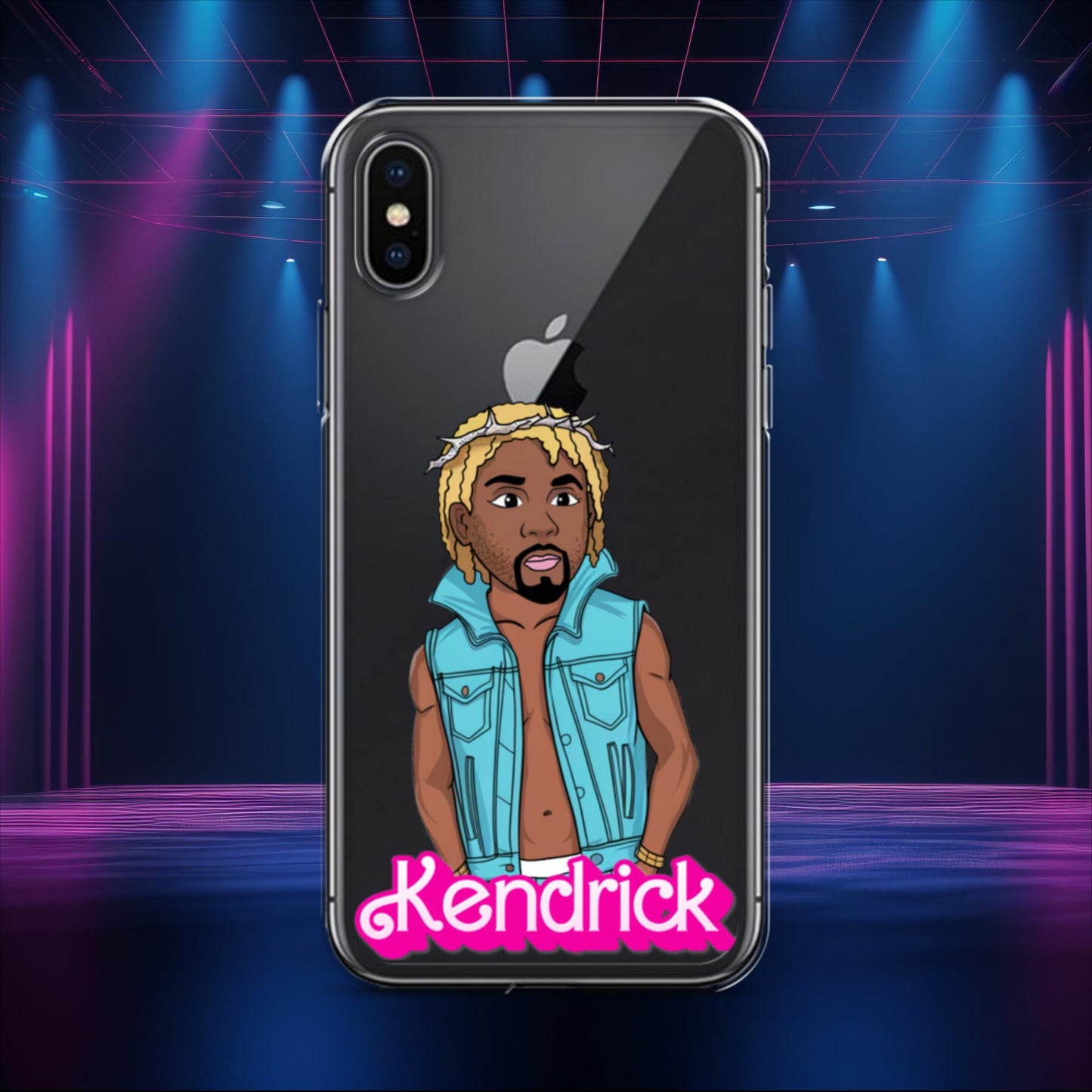 Kendrick Barbie Ken Ryan Gosling Kendrick Lamar Clear Case for iPhone iPhone X XS Mobile Phone Cases Barbie Ken Kendrick Lamar Movies Music Next Cult Brand