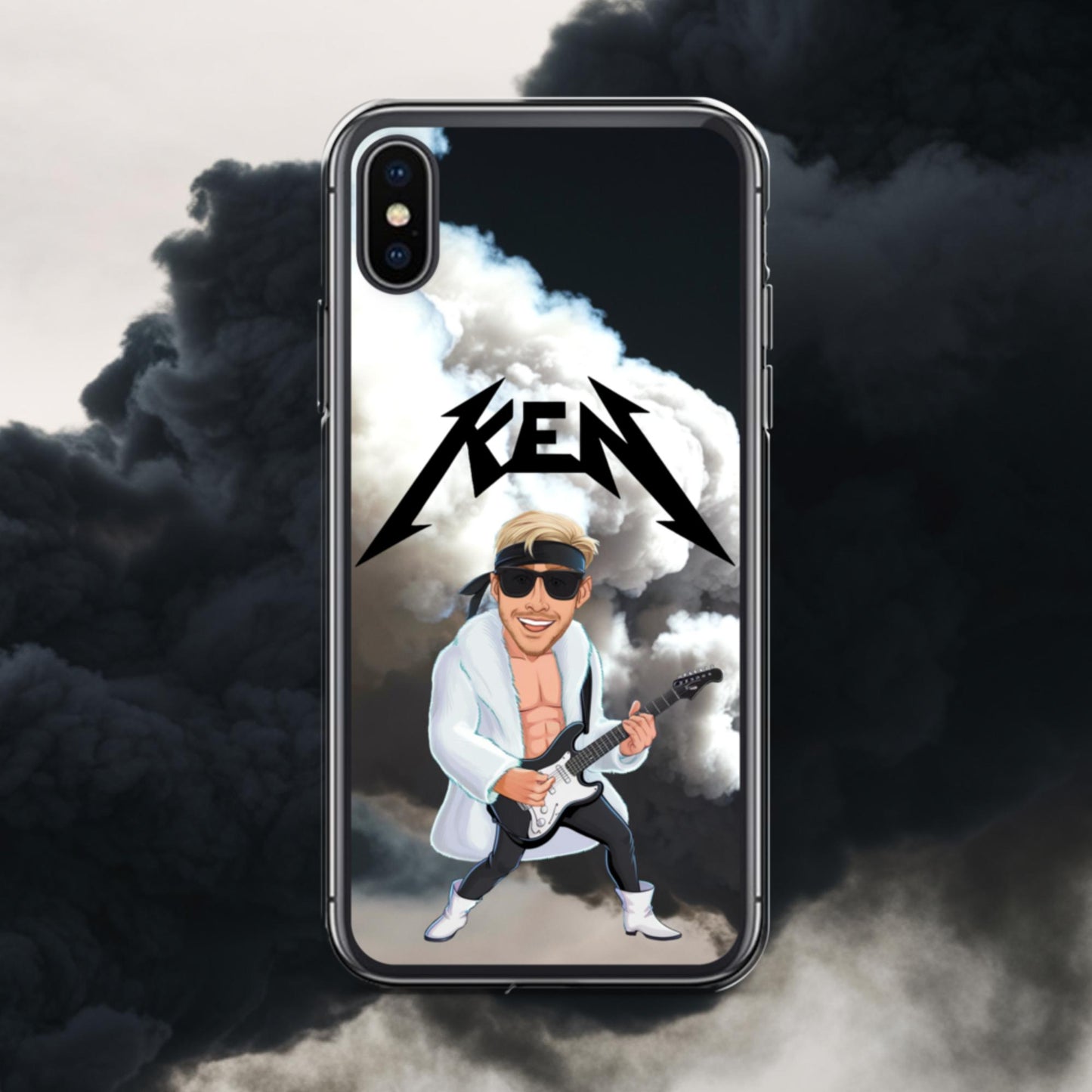 Rockstar Ken Barbie Movie Ryan Gosling Clear Case for iPhone iPhone X XS Mobile Phone Cases Barbie Celebrities Ken Movies Ryan Gosling Next Cult Brand