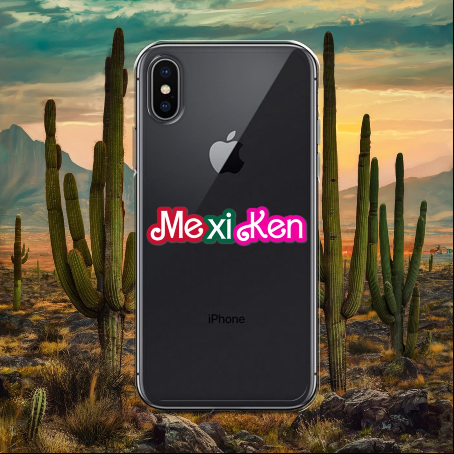 MexiKen Ken Barbie Mexico Mexican Mexicana Latino Latina Latinx Clear Case for iPhone iPhone X XS Mobile Phone Cases Barbie Ken Mexico Movies Next Cult Brand