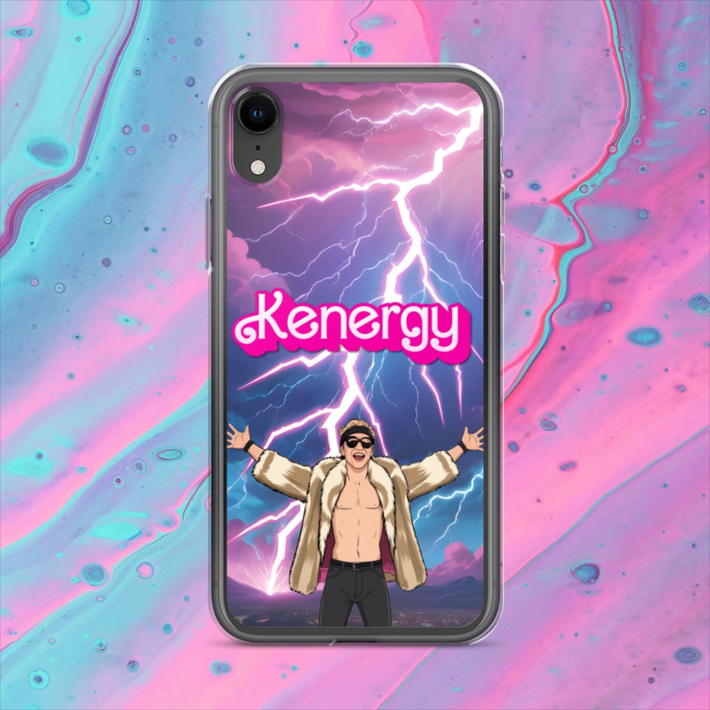 Kenergy Barbie Ryan Gosling Ken Clear Case for iPhone iPhone XR Mobile Phone Cases Barbie Celebrities Ken Kenergy Movies Ryan Gosling Next Cult Brand