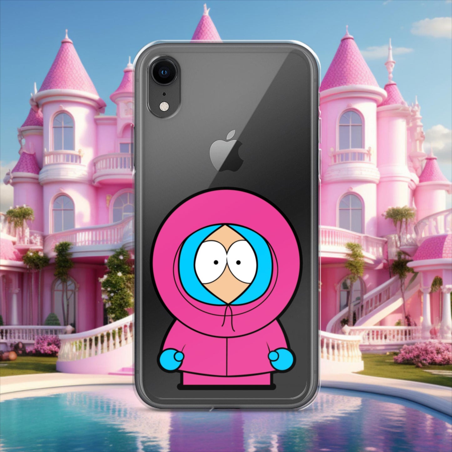 Kenny McCormick Ken Ryan Gosling Barbie South Park Kenny Clear Case for iPhone iPhone XR Mobile Phone Cases Barbie Ken Kenny Movies South Park TV Shows Next Cult Brand