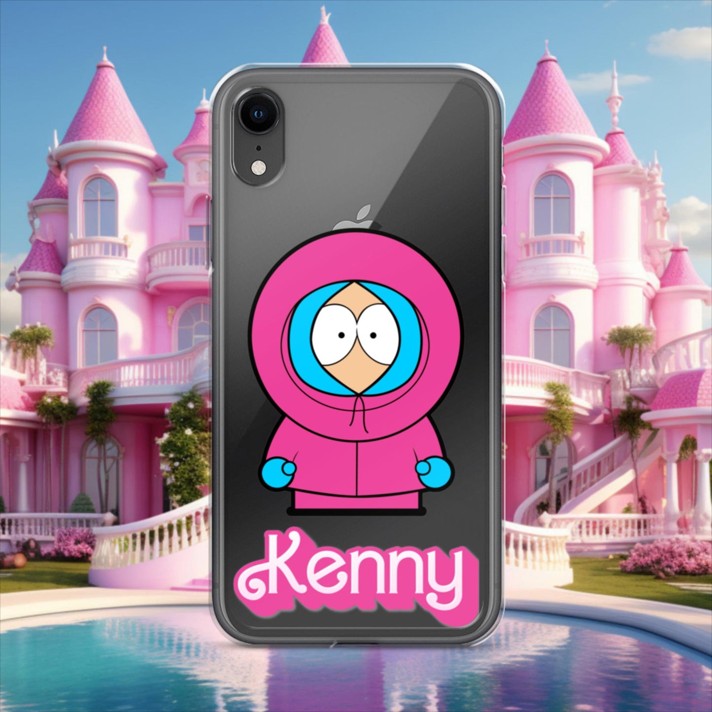 Kenny McCormick Ken Ryan Gosling Barbie South Park Kenny Clear Case for iPhone iPhone XR Mobile Phone Cases Barbie Ken Kenny Movies South Park TV Shows Next Cult Brand