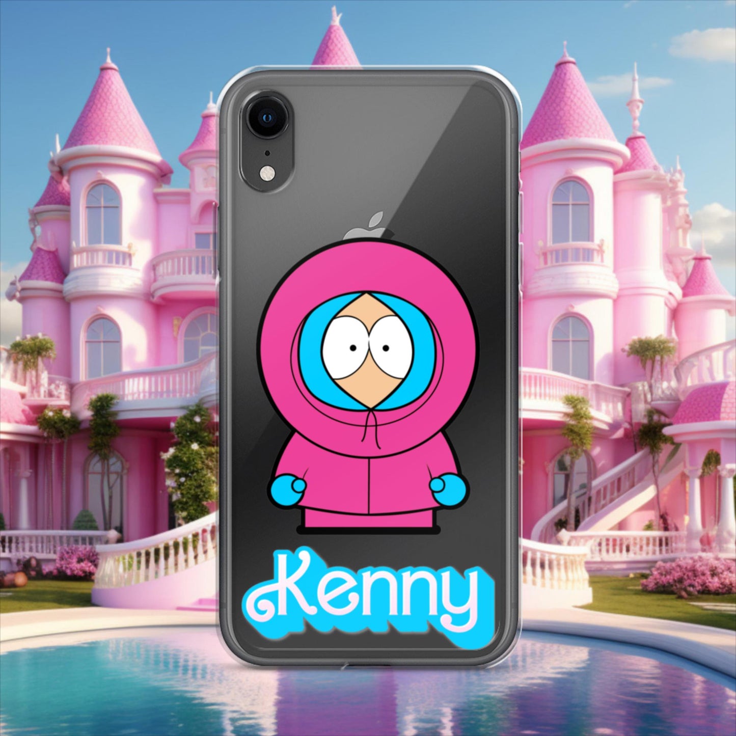 Kenny McCormick Ken Ryan Gosling Barbie South Park Kenny Clear Case for iPhone iPhone XR Mobile Phone Cases Barbie Ken Kenny Movies South Park TV Shows Next Cult Brand