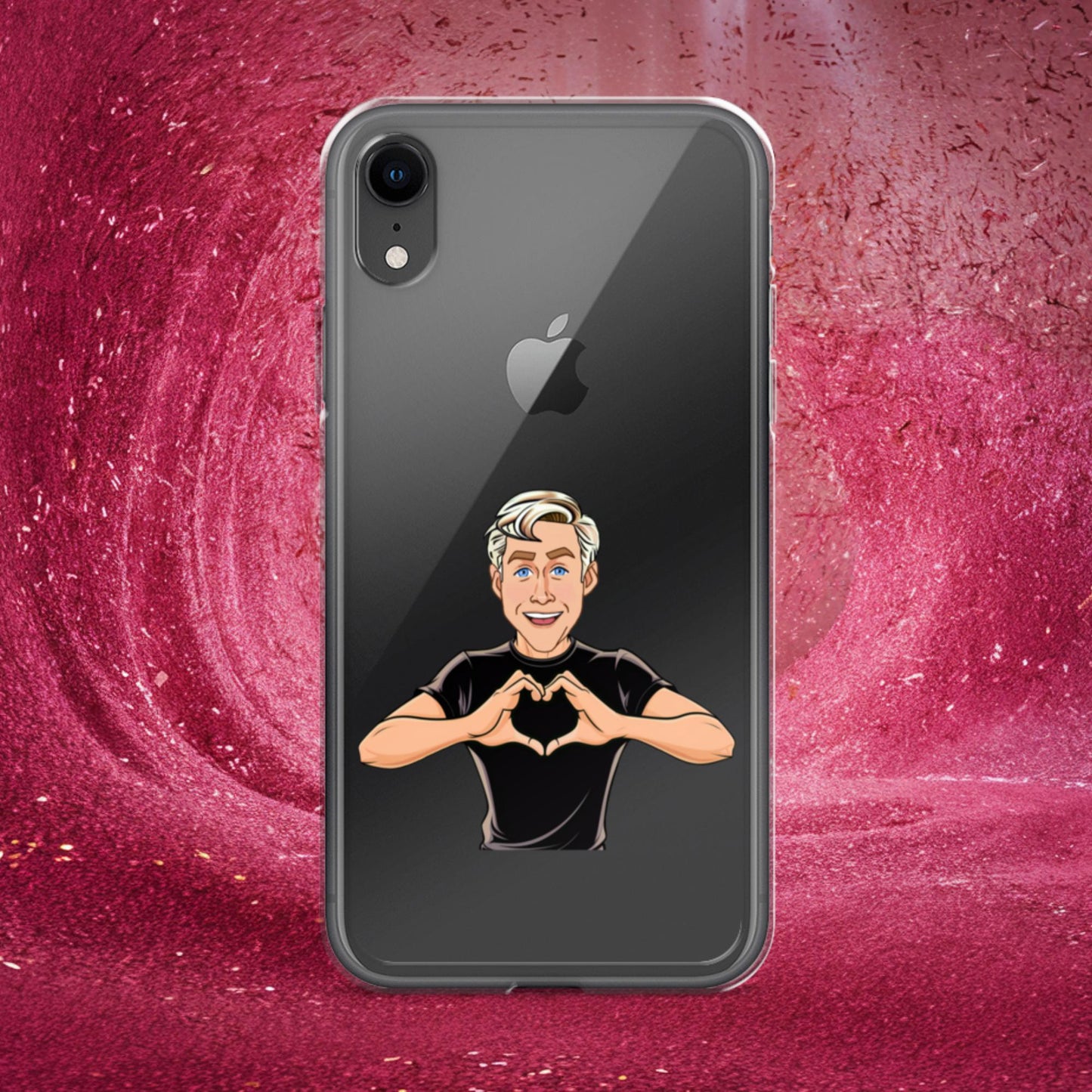I Love Ryan Gosling Ken Barbie Movie I am Kenough Clear Case for iPhone iPhone XR Mobile Phone Cases Barbie Celebrities Ken Movies Ryan Gosling Next Cult Brand