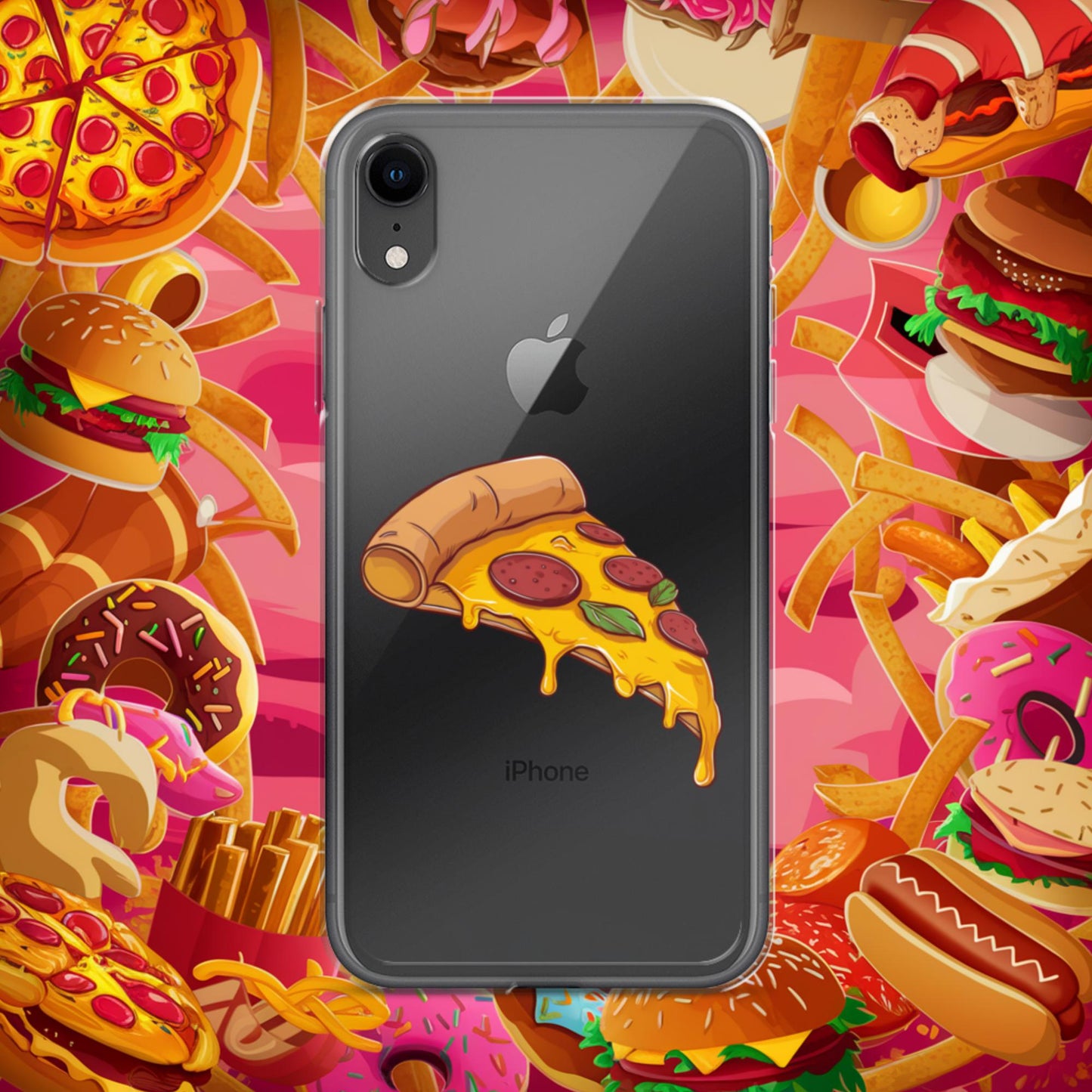 Pizza I Love Pizza Clear Case for iPhone iPhone XR Mobile Phone Cases Fast Food Pizza Next Cult Brand