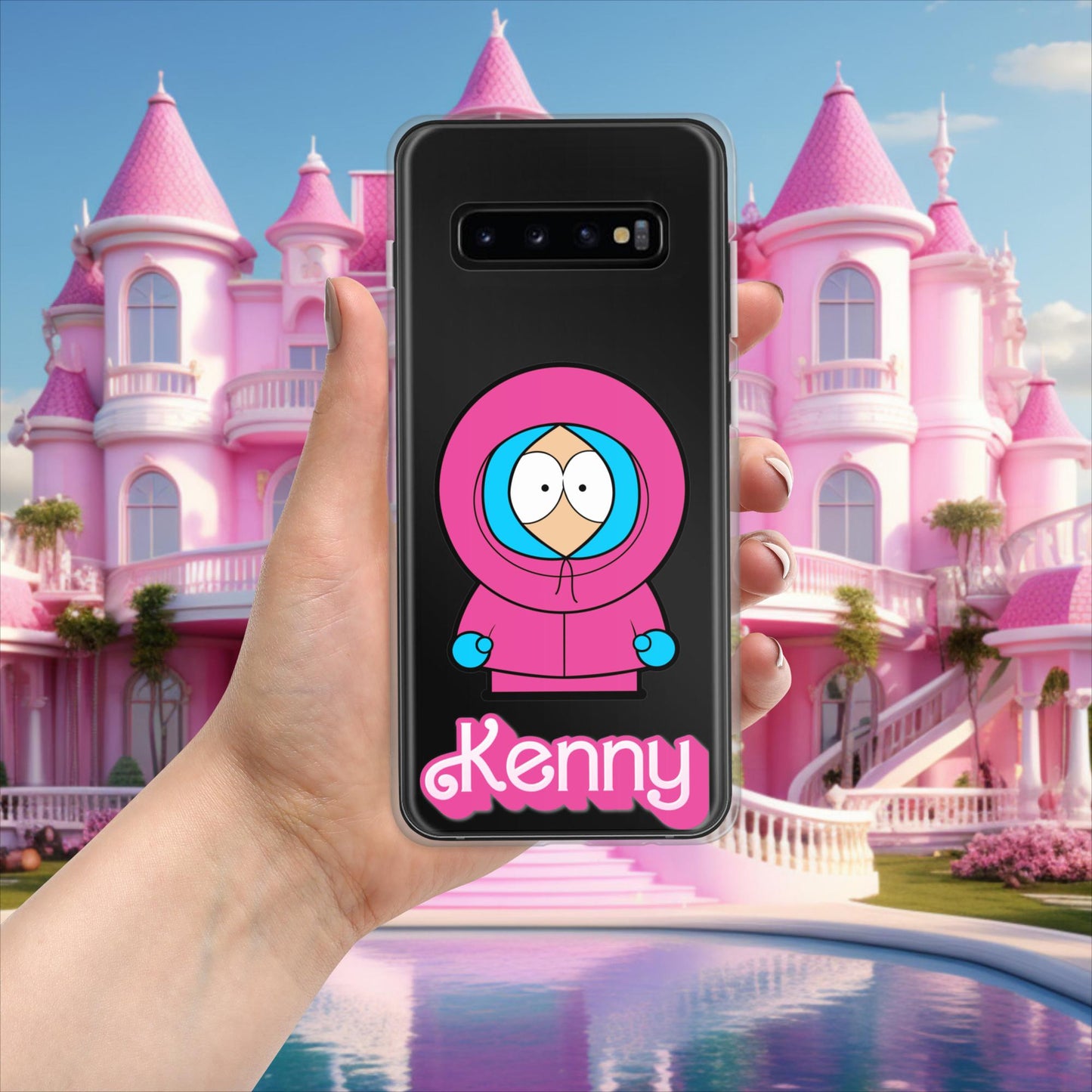 Kenny McCormick Ken Ryan Gosling Barbie South Park Kenny Clear Case for Samsung Samsung Galaxy S10+ Mobile Phone Cases Barbie Ken Kenny Movies South Park TV Shows Next Cult Brand