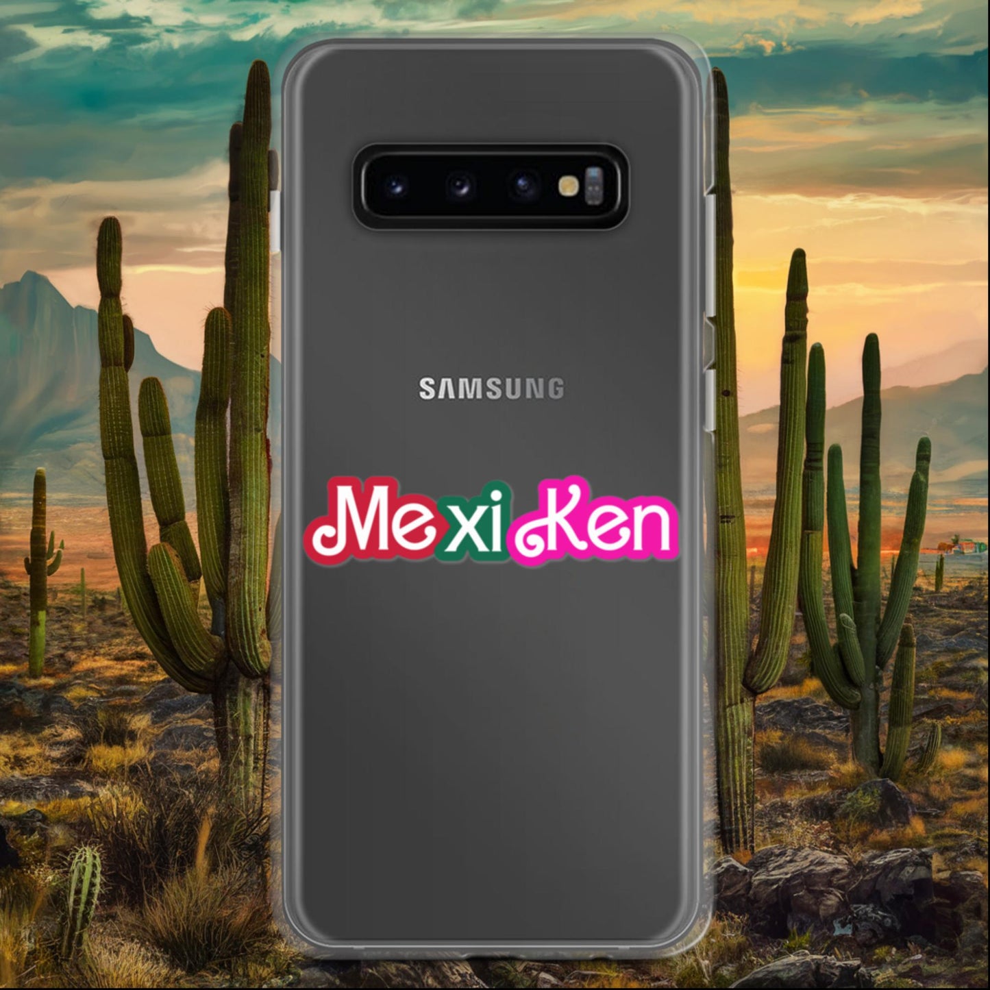 MexiKen Ken Barbie Mexico Mexican Mexicana Latino Latina Latinx Clear Case for Samsung Samsung Galaxy S10+ Mobile Phone Cases Barbie Ken Mexico Movies Next Cult Brand