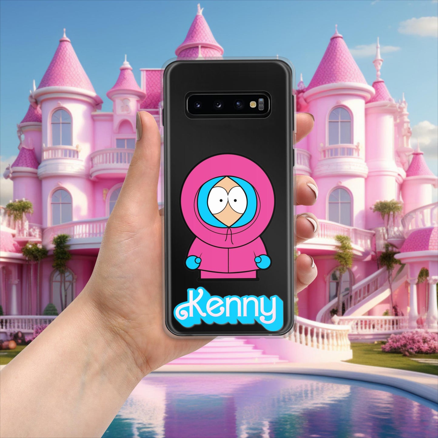 Kenny McCormick Ken Ryan Gosling Barbie South Park Kenny Clear Case for Samsung Samsung Galaxy S10 Mobile Phone Cases Barbie Ken Kenny Movies South Park TV Shows Next Cult Brand