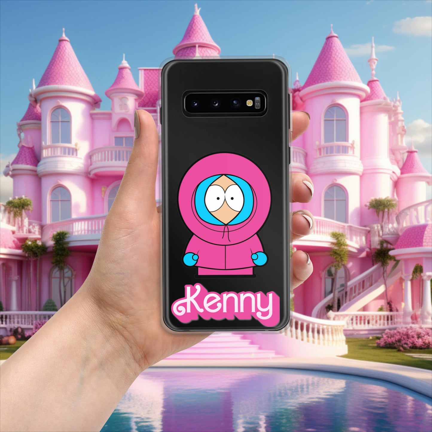 Kenny McCormick Ken Ryan Gosling Barbie South Park Kenny Clear Case for Samsung Samsung Galaxy S10 Mobile Phone Cases Barbie Ken Kenny Movies South Park TV Shows Next Cult Brand