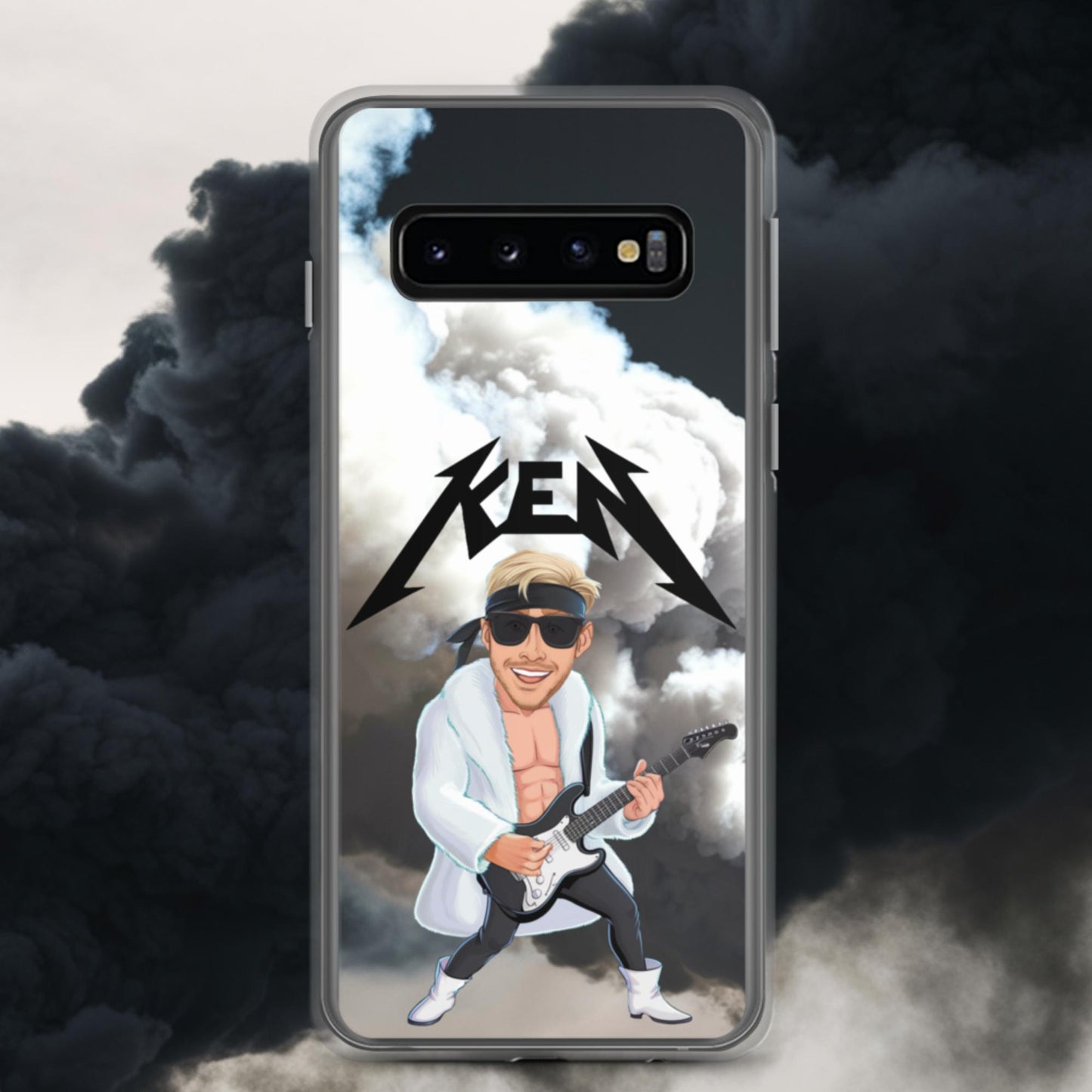 Rockstar Ken Barbie Movie Ryan Gosling Clear Case for Samsung Samsung Galaxy S10 Mobile Phone Cases Barbie Celebrities Ken Movies Ryan Gosling Next Cult Brand