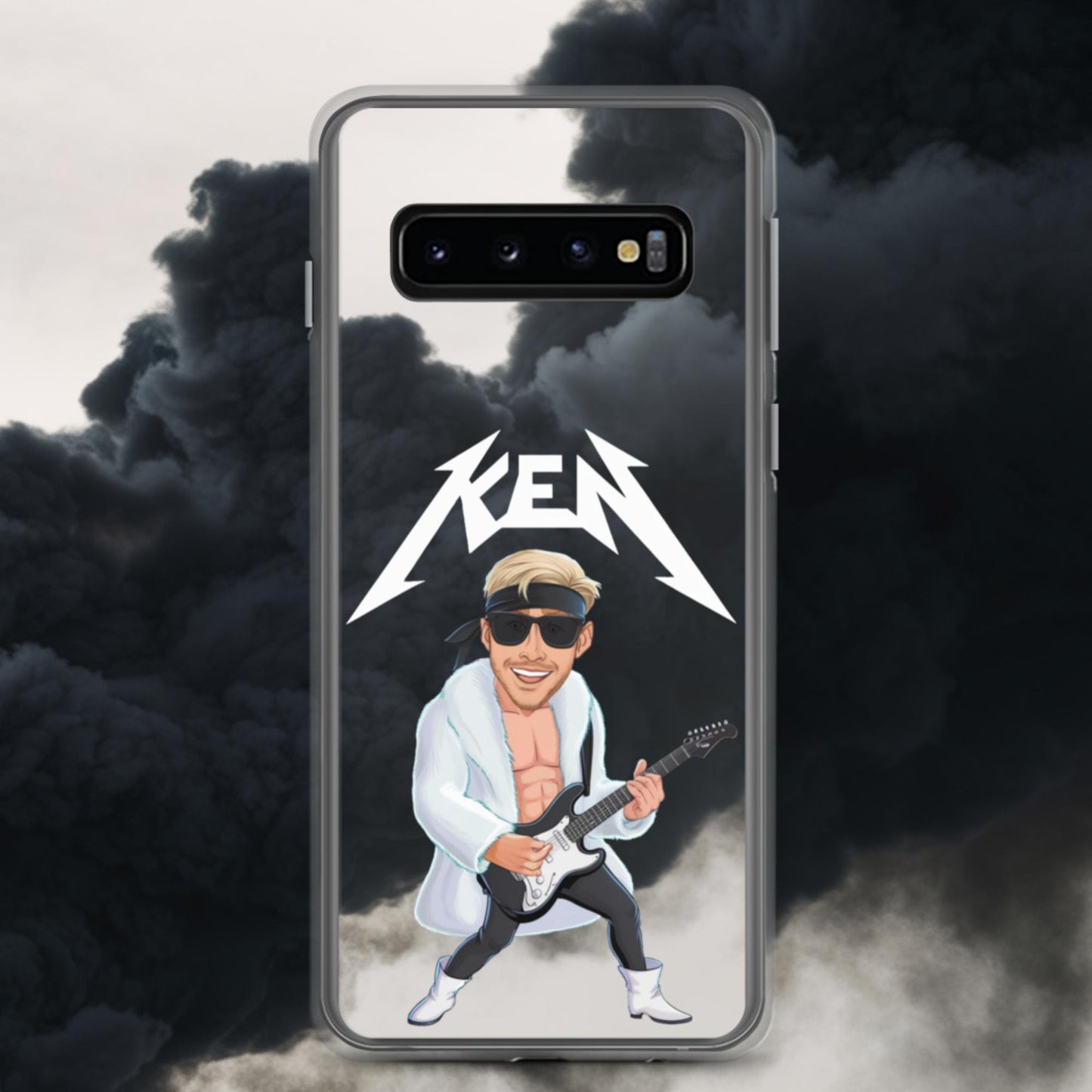 Rockstar Ken Barbie Movie Ryan Gosling Clear Case for Samsung Samsung Galaxy S10 Mobile Phone Cases Barbie Celebrities Ken Movies Ryan Gosling Next Cult Brand