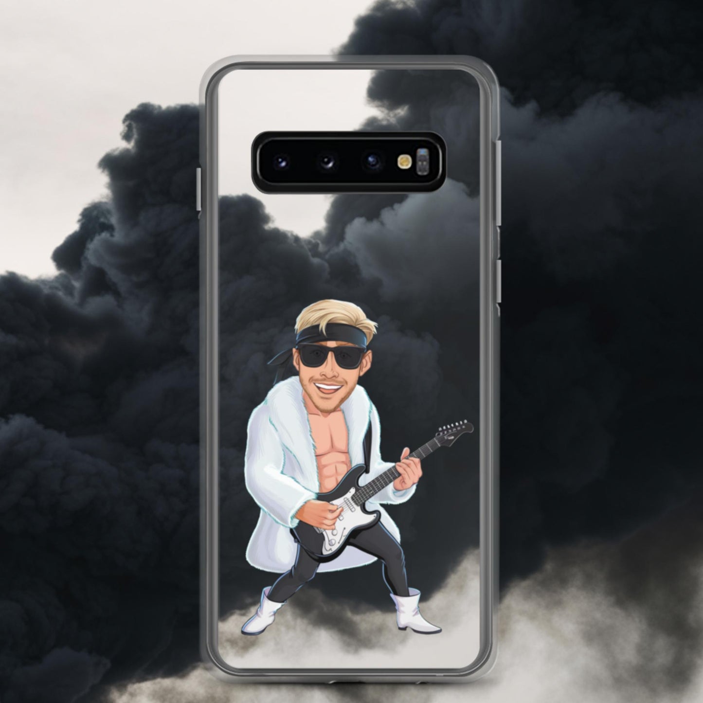 Rockstar Ken Barbie Movie Ryan Gosling Clear Case for Samsung Samsung Galaxy S10 Mobile Phone Cases Barbie Celebrities Ken Movies Music Rock Music Ryan Gosling Next Cult Brand