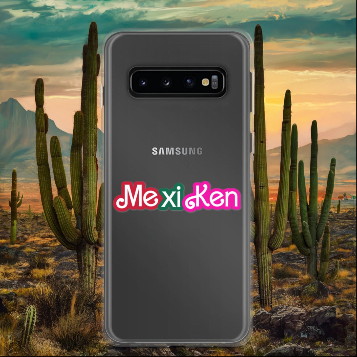 MexiKen Ken Barbie Mexico Mexican Mexicana Latino Latina Latinx Clear Case for Samsung Samsung Galaxy S10 Mobile Phone Cases Barbie Ken Mexico Movies Next Cult Brand