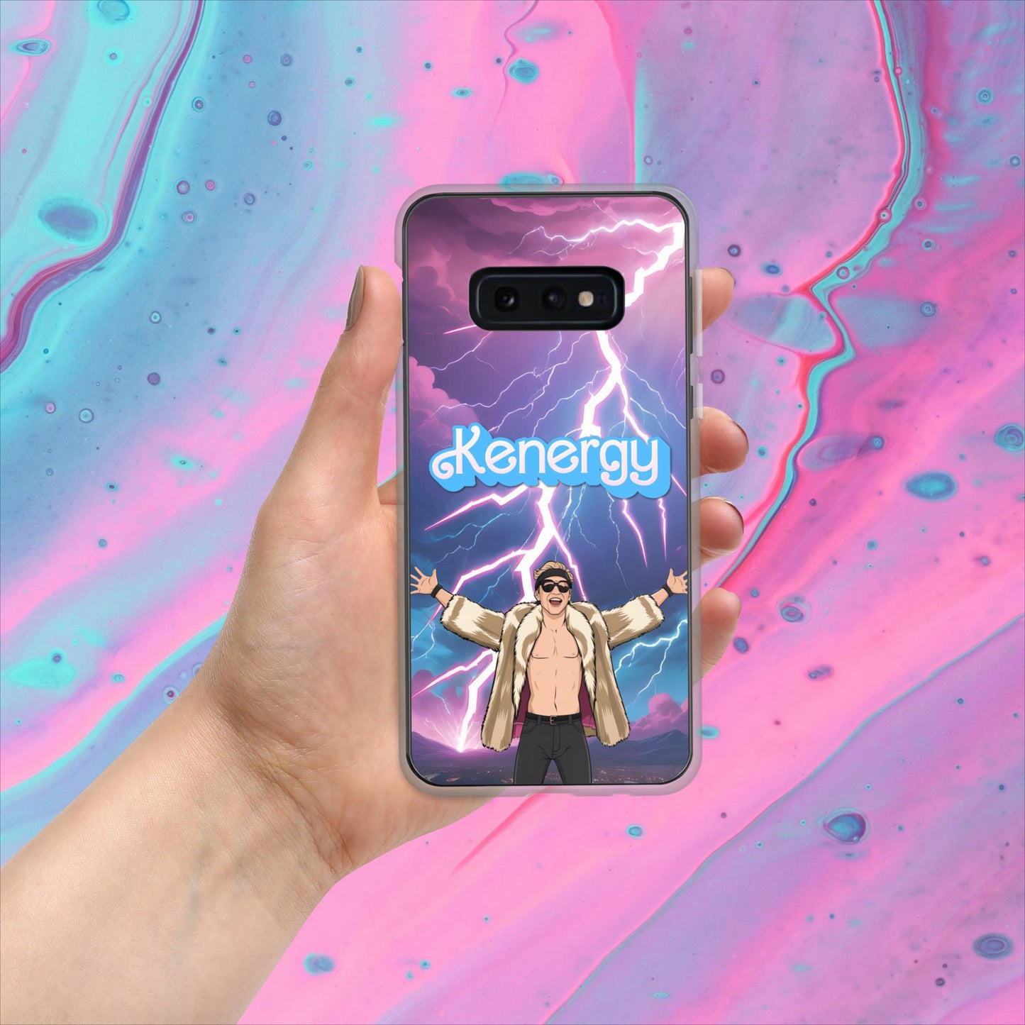 Kenergy Barbie Ryan Gosling Ken Clear Case for Samsung Samsung Galaxy S10e Mobile Phone Cases Barbie Celebrities Ken Kenergy Movies Ryan Gosling Next Cult Brand