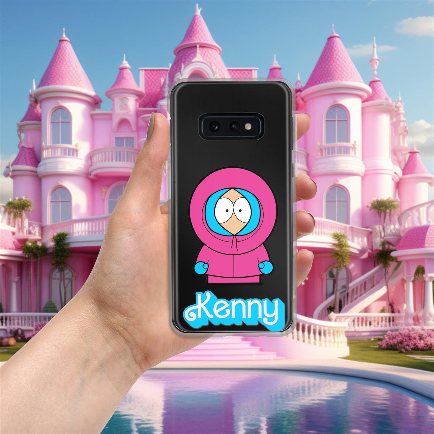 Kenny McCormick Ken Ryan Gosling Barbie South Park Kenny Clear Case for Samsung Samsung Galaxy S10e Mobile Phone Cases Barbie Ken Kenny Movies South Park TV Shows Next Cult Brand