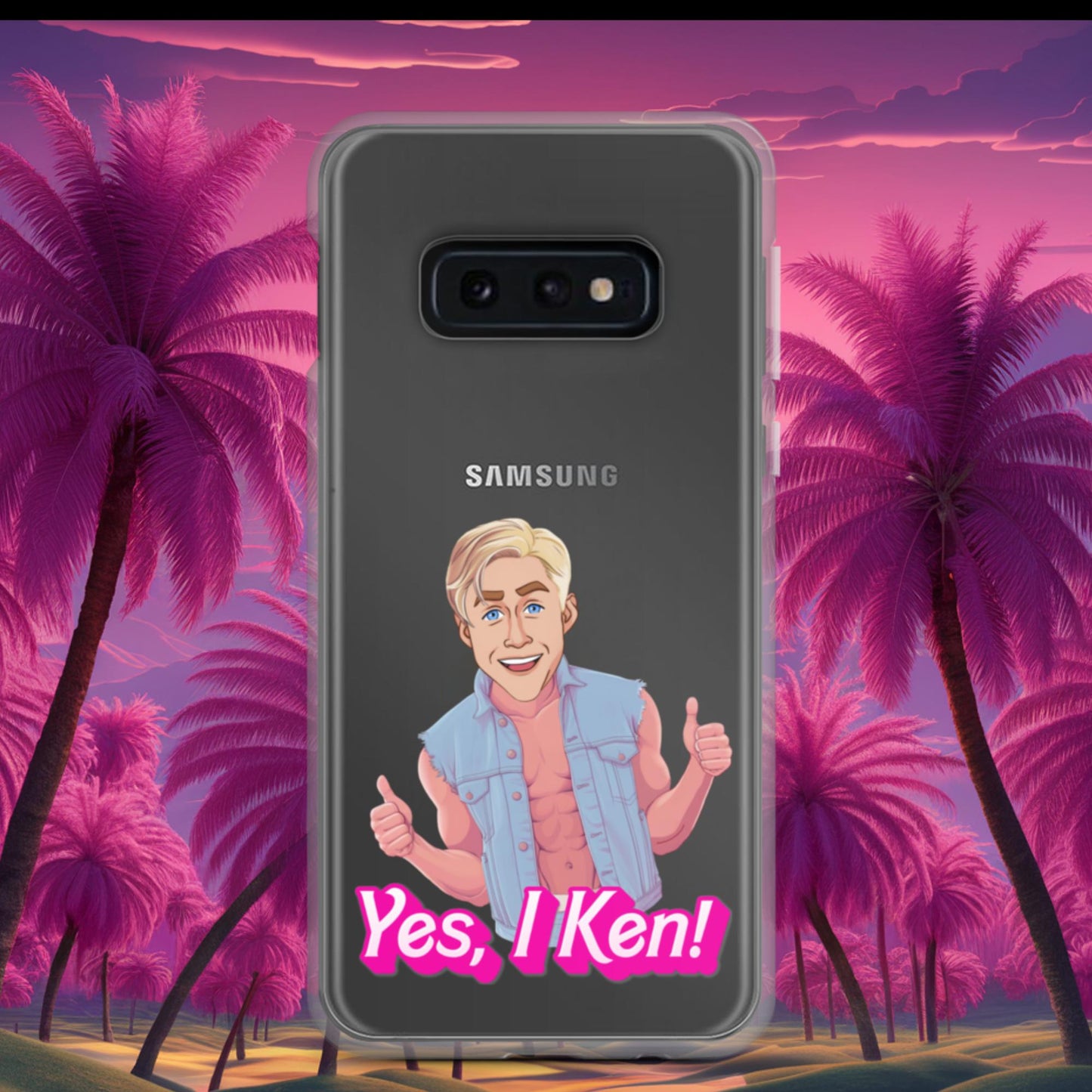 Yes I Ken Yes I can Ryan Gosling Ken Barbie Movie Clear Case for Samsung Samsung Galaxy S10e Mobile Phone Cases Barbie Celebrities Ken Movies Ryan Gosling Next Cult Brand