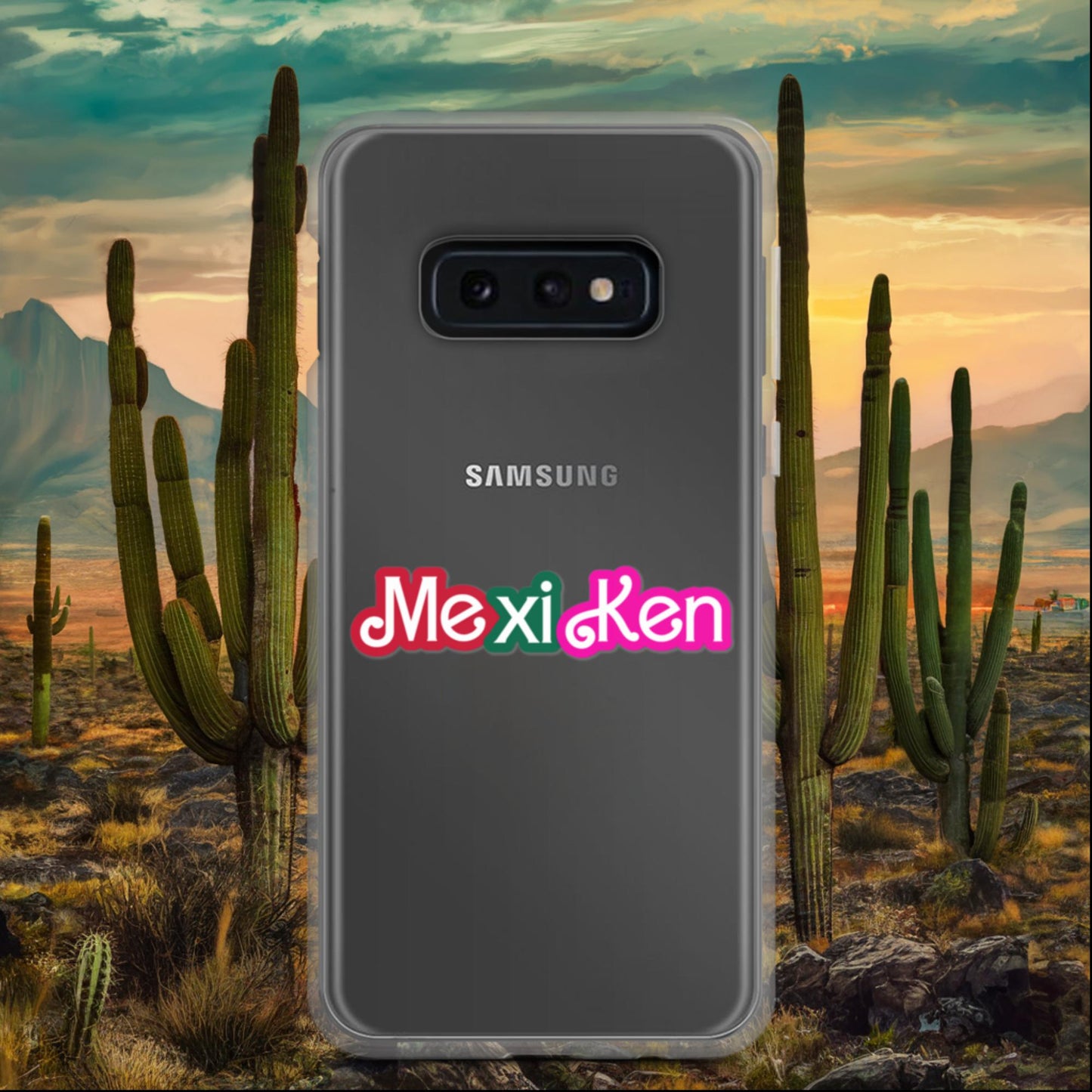 MexiKen Ken Barbie Mexico Mexican Mexicana Latino Latina Latinx Clear Case for Samsung Samsung Galaxy S10e Mobile Phone Cases Barbie Ken Mexico Movies Next Cult Brand