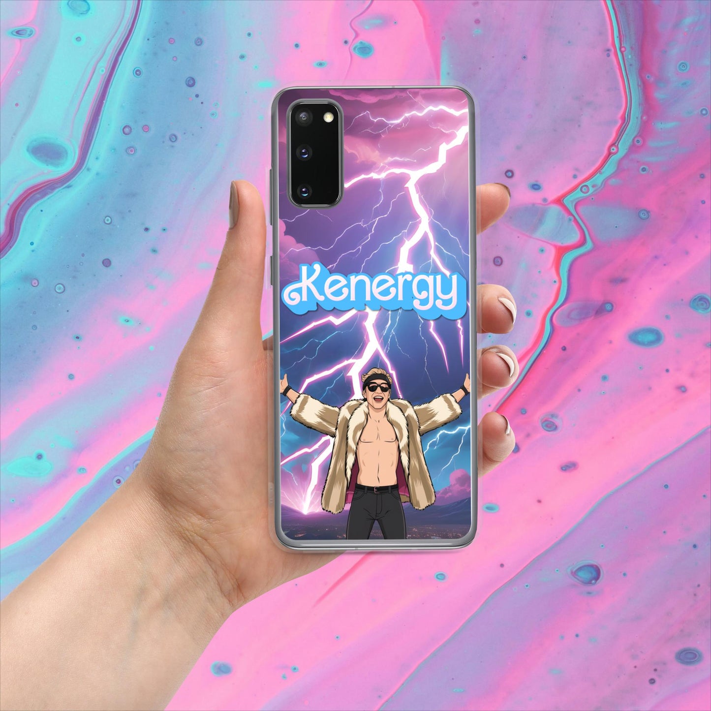 Kenergy Barbie Ryan Gosling Ken Clear Case for Samsung Samsung Galaxy S20 Mobile Phone Cases Barbie Celebrities Ken Kenergy Movies Ryan Gosling Next Cult Brand