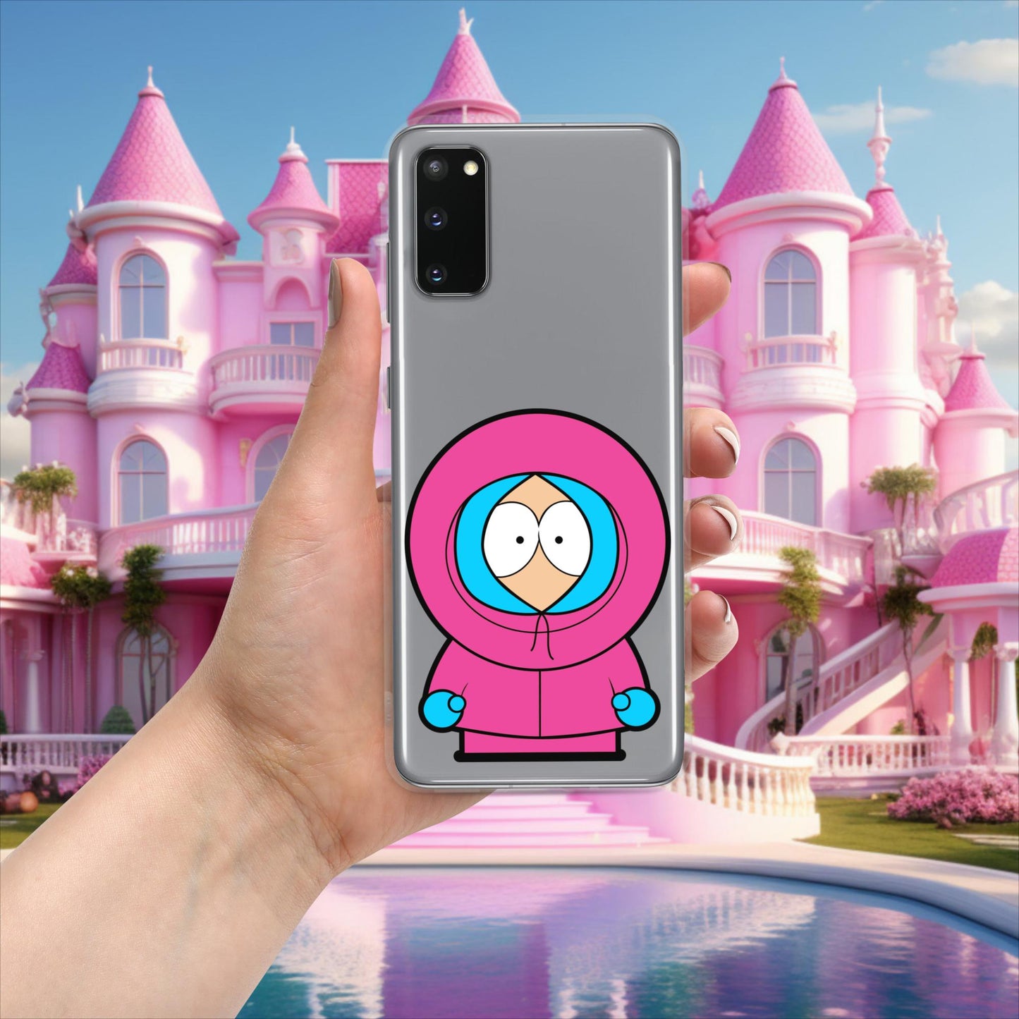 Kenny McCormick Ken Ryan Gosling Barbie South Park Kenny Clear Case for Samsung Samsung Galaxy S20 Mobile Phone Cases Barbie Ken Kenny Movies South Park TV Shows Next Cult Brand