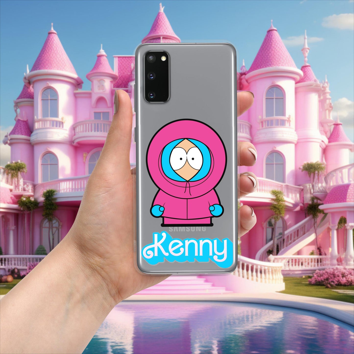 Kenny McCormick Ken Ryan Gosling Barbie South Park Kenny Clear Case for Samsung Samsung Galaxy S20 Mobile Phone Cases Barbie Ken Kenny Movies South Park TV Shows Next Cult Brand