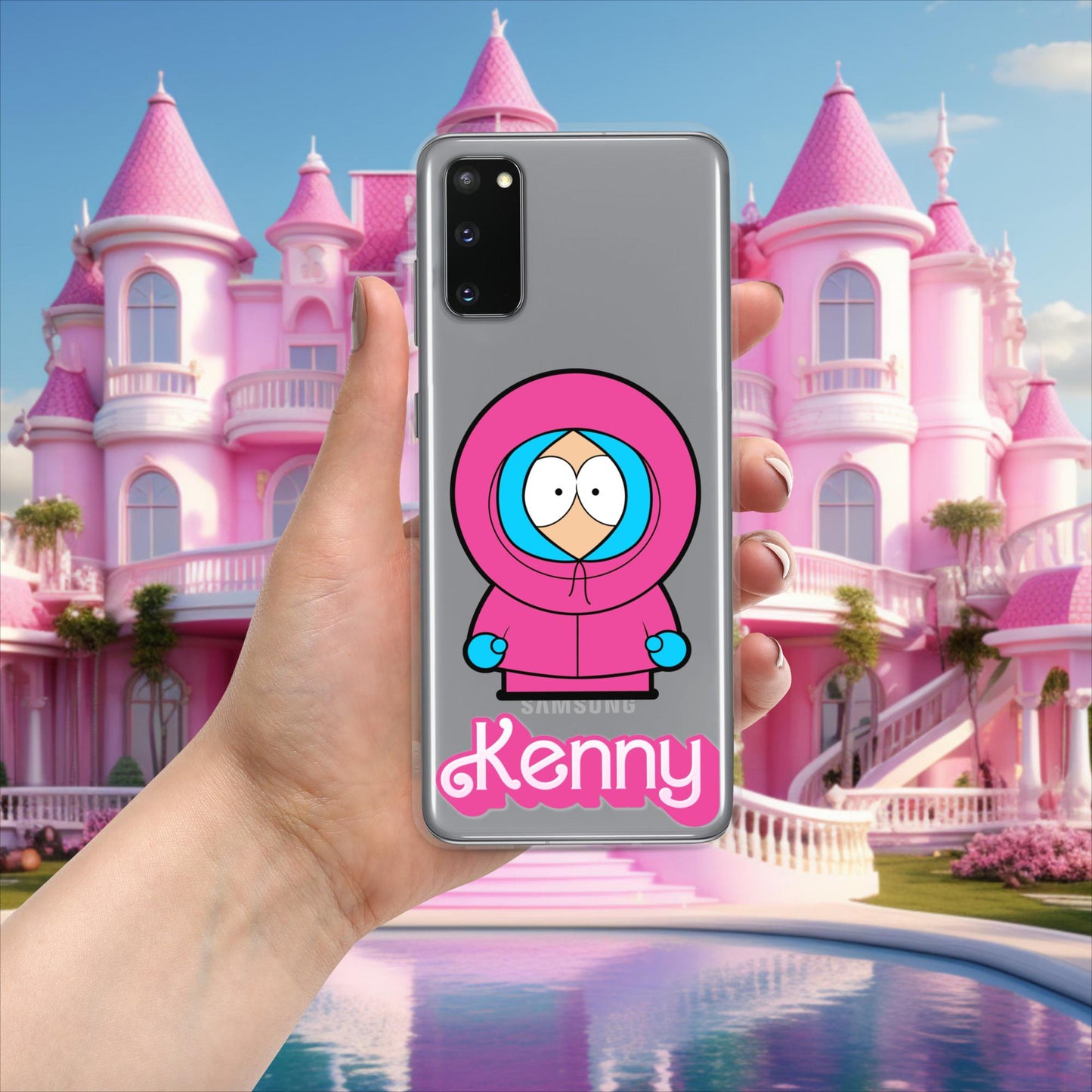 Kenny McCormick Ken Ryan Gosling Barbie South Park Kenny Clear Case for Samsung Samsung Galaxy S20 Mobile Phone Cases Barbie Ken Kenny Movies South Park TV Shows Next Cult Brand