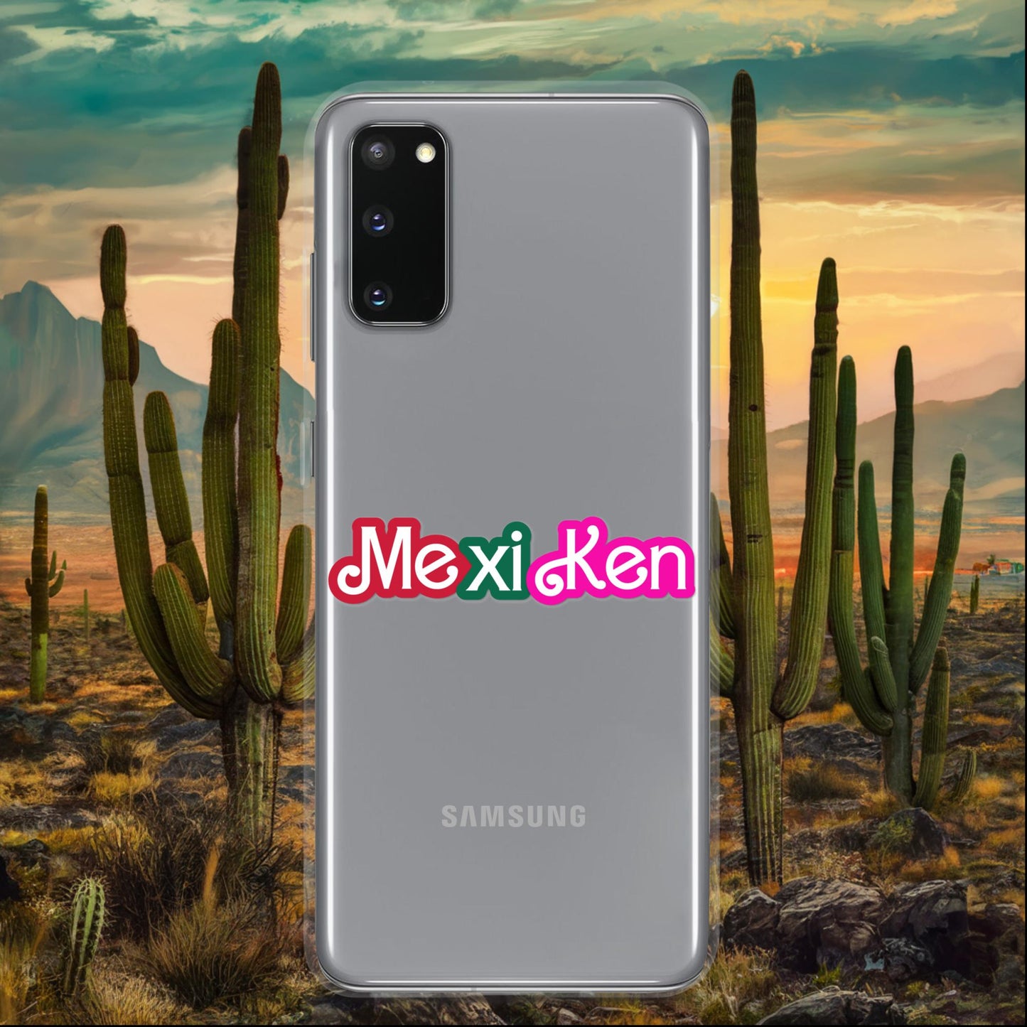 MexiKen Ken Barbie Mexico Mexican Mexicana Latino Latina Latinx Clear Case for Samsung Samsung Galaxy S20 Mobile Phone Cases Barbie Ken Mexico Movies Next Cult Brand