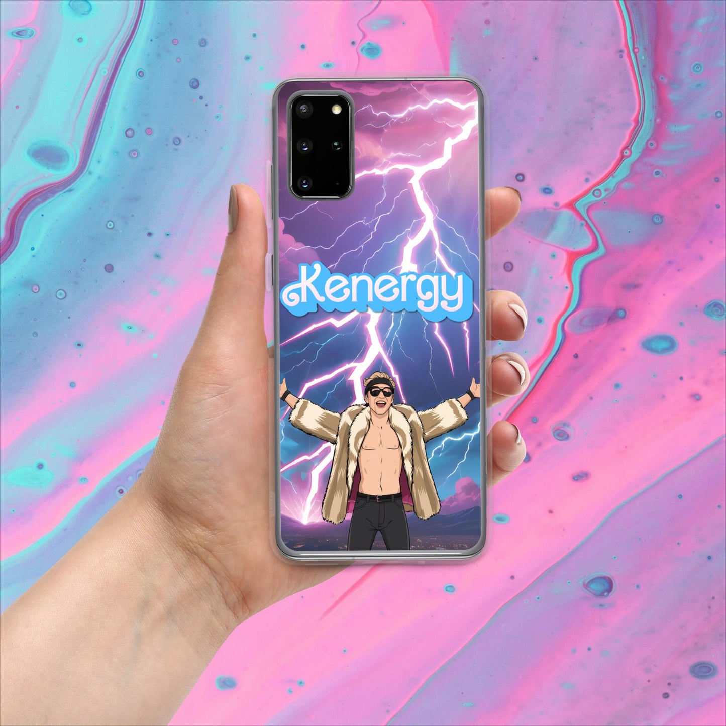 Kenergy Barbie Ryan Gosling Ken Clear Case for Samsung Samsung Galaxy S20 Plus Mobile Phone Cases Barbie Celebrities Ken Kenergy Movies Ryan Gosling Next Cult Brand
