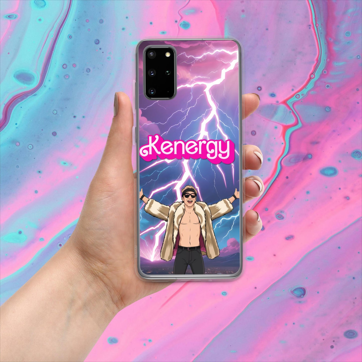 Kenergy Barbie Ryan Gosling Ken Clear Case for Samsung Samsung Galaxy S20 Plus Mobile Phone Cases Barbie Celebrities Ken Kenergy Movies Ryan Gosling Next Cult Brand