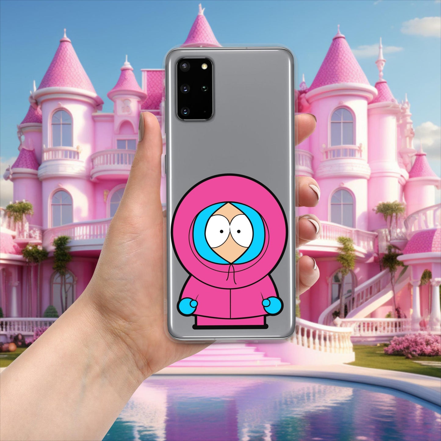 Kenny McCormick Ken Ryan Gosling Barbie South Park Kenny Clear Case for Samsung Samsung Galaxy S20 Plus Mobile Phone Cases Barbie Ken Kenny Movies South Park TV Shows Next Cult Brand