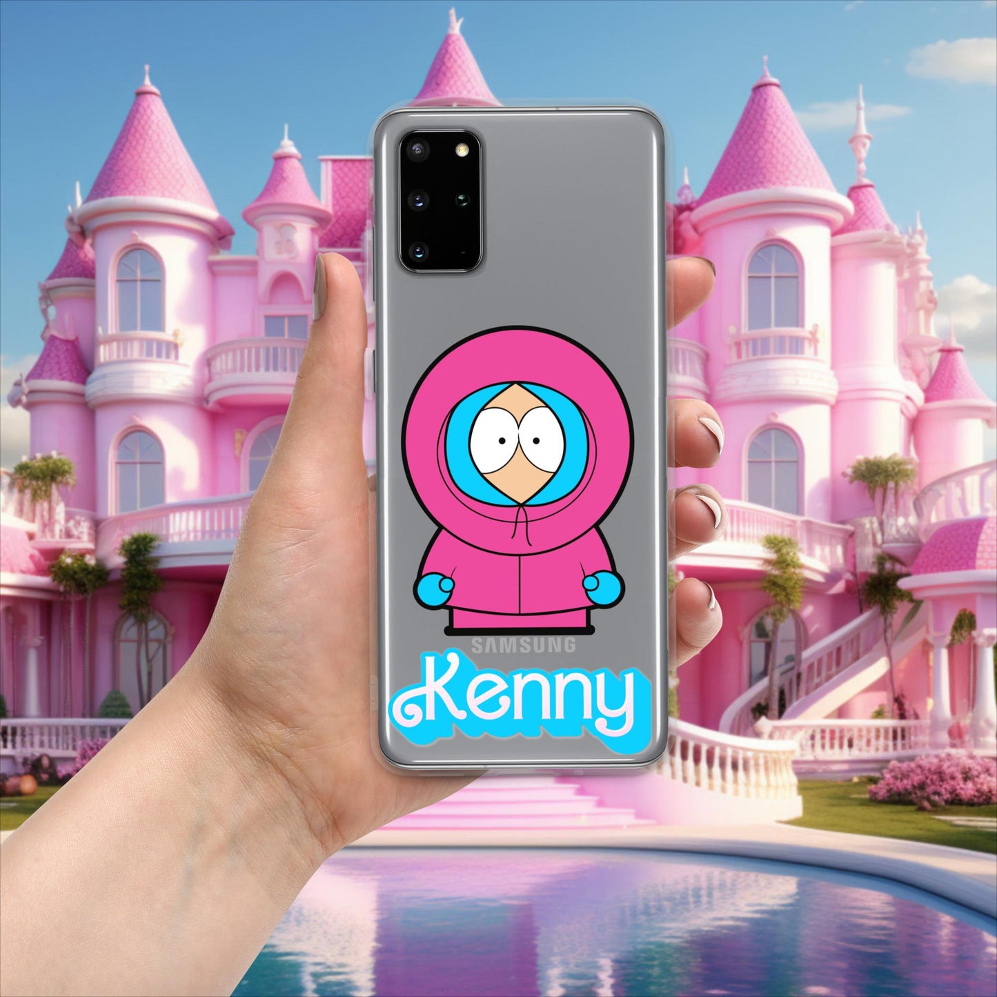 Kenny McCormick Ken Ryan Gosling Barbie South Park Kenny Clear Case for Samsung Samsung Galaxy S20 Plus Mobile Phone Cases Barbie Ken Kenny Movies South Park TV Shows Next Cult Brand