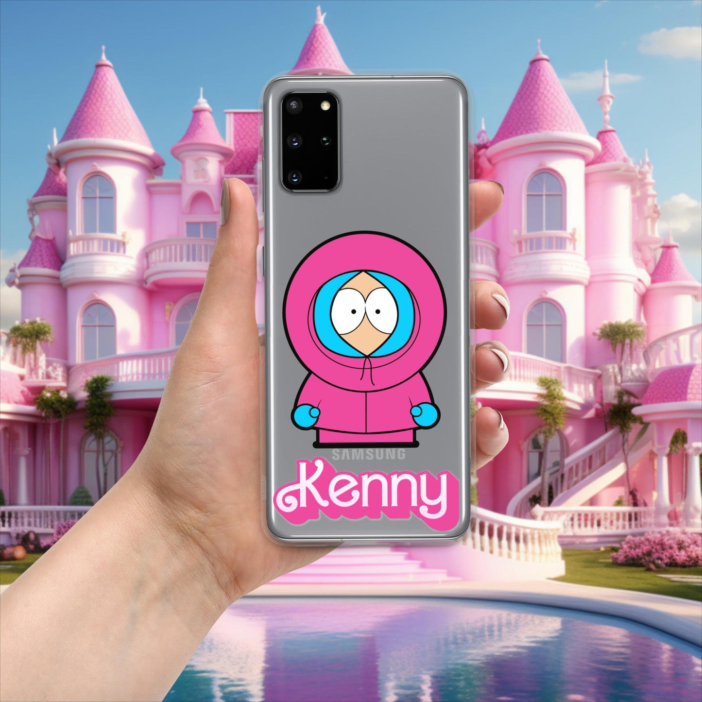 Kenny McCormick Ken Ryan Gosling Barbie South Park Kenny Clear Case for Samsung Samsung Galaxy S20 Plus Mobile Phone Cases Barbie Ken Kenny Movies South Park TV Shows Next Cult Brand