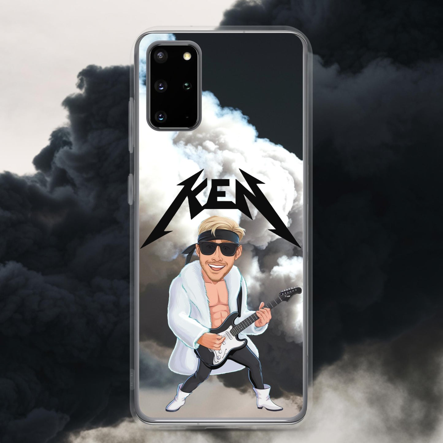 Rockstar Ken Barbie Movie Ryan Gosling Clear Case for Samsung Samsung Galaxy S20 Plus Mobile Phone Cases Barbie Celebrities Ken Movies Ryan Gosling Next Cult Brand