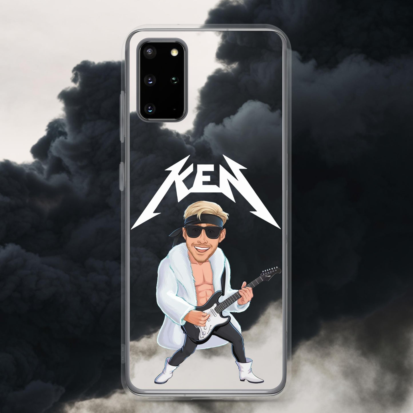 Rockstar Ken Barbie Movie Ryan Gosling Clear Case for Samsung Samsung Galaxy S20 Plus Mobile Phone Cases Barbie Celebrities Ken Movies Ryan Gosling Next Cult Brand