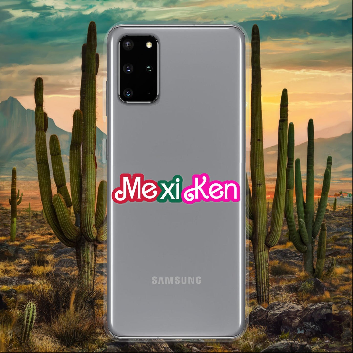 MexiKen Ken Barbie Mexico Mexican Mexicana Latino Latina Latinx Clear Case for Samsung Samsung Galaxy S20 Plus Mobile Phone Cases Barbie Ken Mexico Movies Next Cult Brand