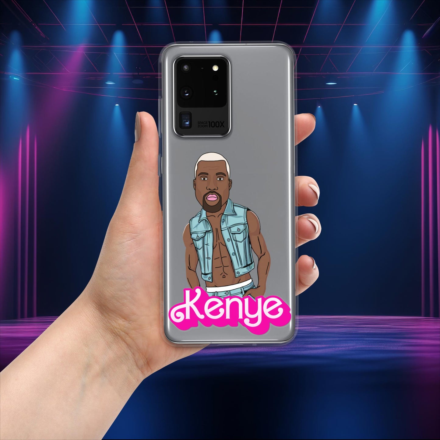 Kenye Barbie Ken Ryan Gosling Kanye West Clear Case for Samsung Samsung Galaxy S20 Ultra Mobile Phone Cases Barbie Kanye West Ken Movies Music Next Cult Brand
