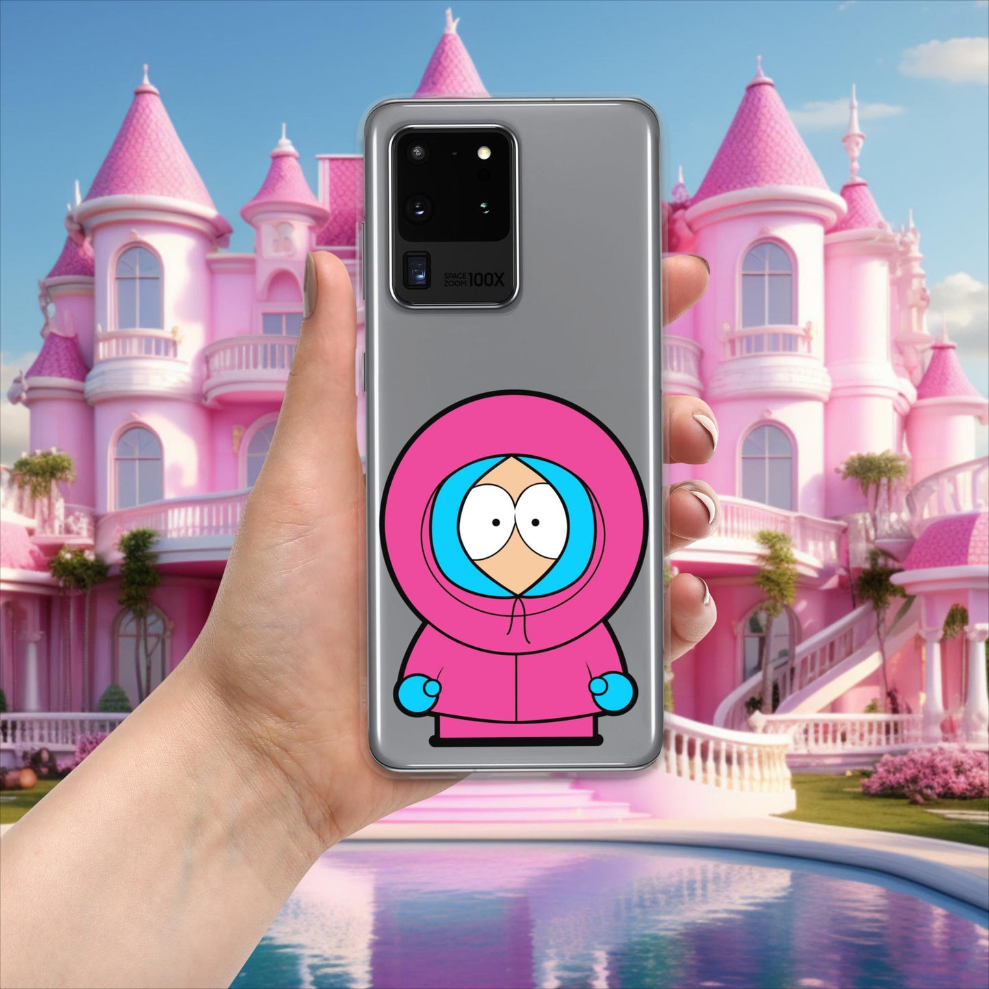Kenny McCormick Ken Ryan Gosling Barbie South Park Kenny Clear Case for Samsung Samsung Galaxy S20 Ultra Mobile Phone Cases Barbie Ken Kenny Movies South Park TV Shows Next Cult Brand