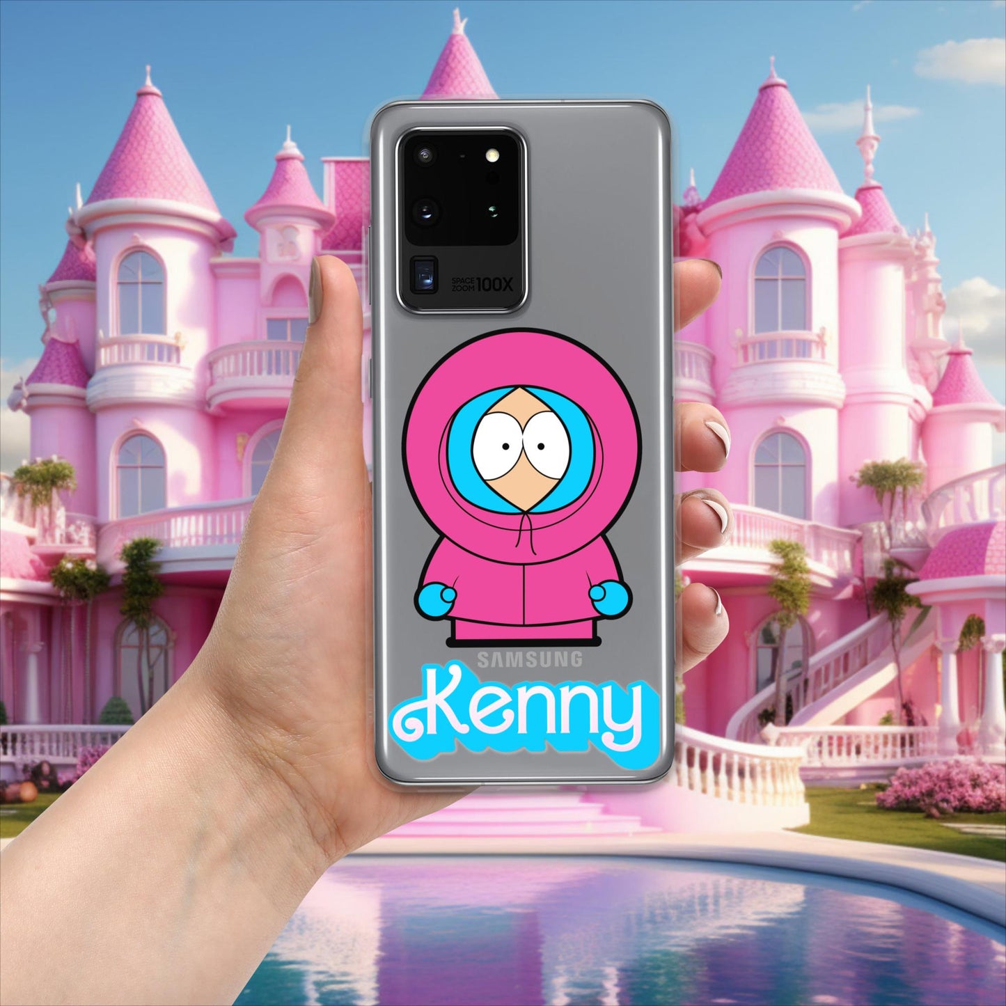 Kenny McCormick Ken Ryan Gosling Barbie South Park Kenny Clear Case for Samsung Samsung Galaxy S20 Ultra Mobile Phone Cases Barbie Ken Kenny Movies South Park TV Shows Next Cult Brand