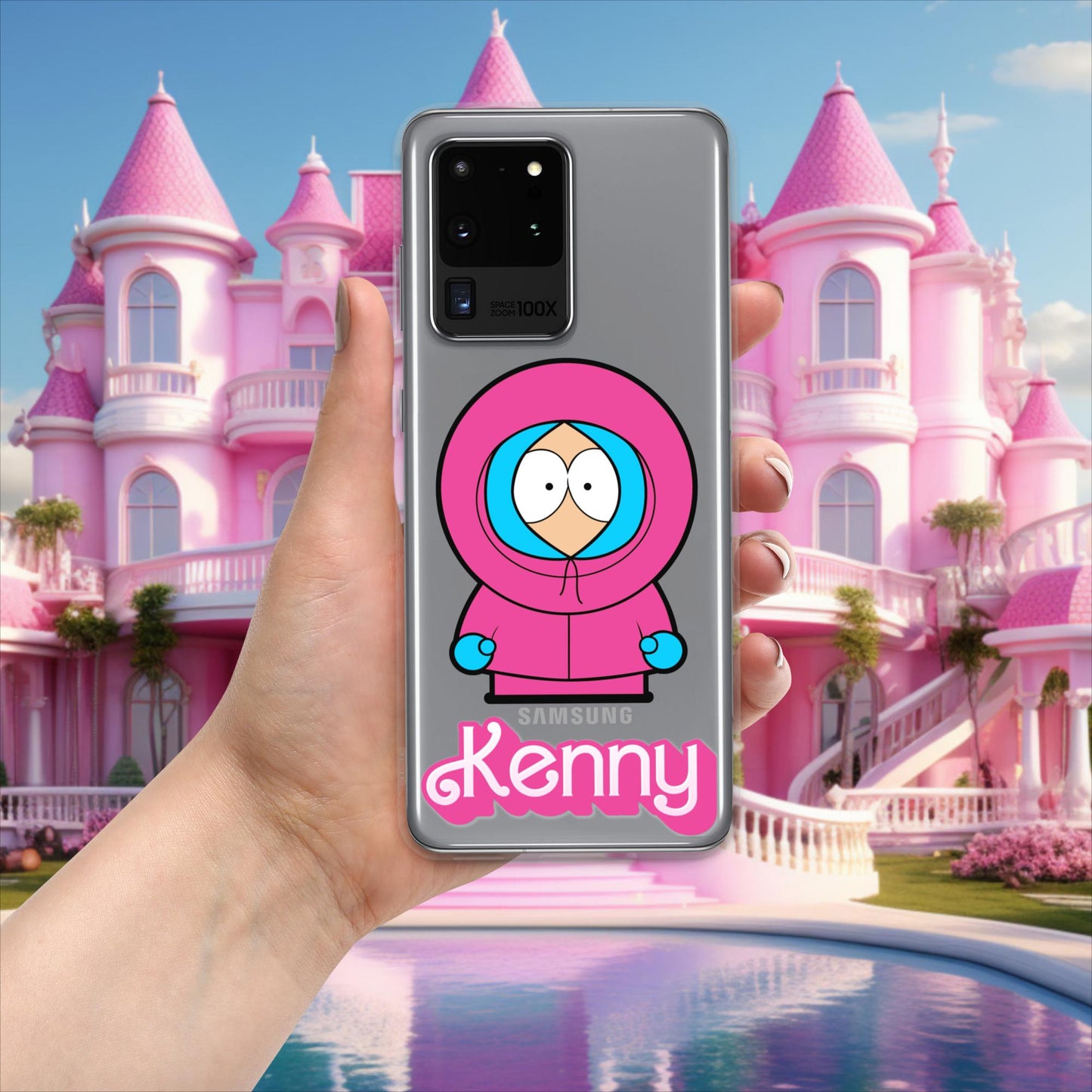 Kenny McCormick Ken Ryan Gosling Barbie South Park Kenny Clear Case for Samsung Samsung Galaxy S20 Ultra Mobile Phone Cases Barbie Ken Kenny Movies South Park TV Shows Next Cult Brand