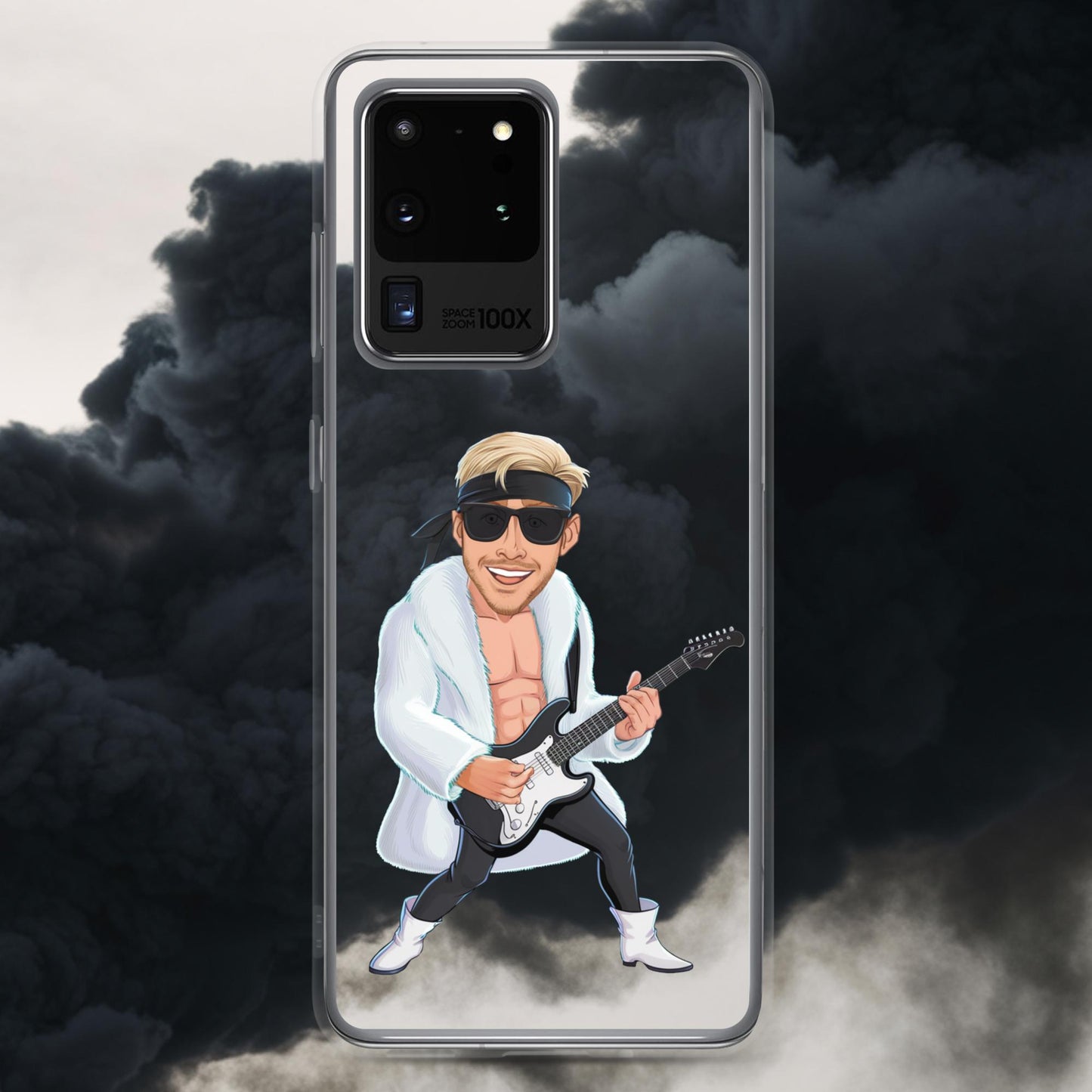 Rockstar Ken Barbie Movie Ryan Gosling Clear Case for Samsung Samsung Galaxy S20 Ultra Mobile Phone Cases Barbie Celebrities Ken Movies Music Rock Music Ryan Gosling Next Cult Brand