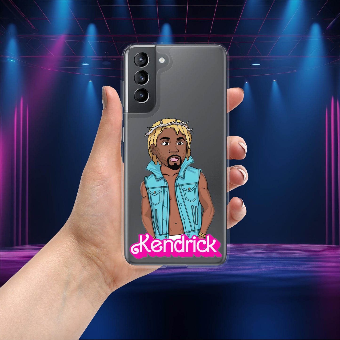 Kendrick Barbie Ken Ryan Gosling Kendrick Lamar Clear Case for Samsung Samsung Galaxy S21 Mobile Phone Cases Barbie Ken Kendrick Lamar Movies Music Next Cult Brand