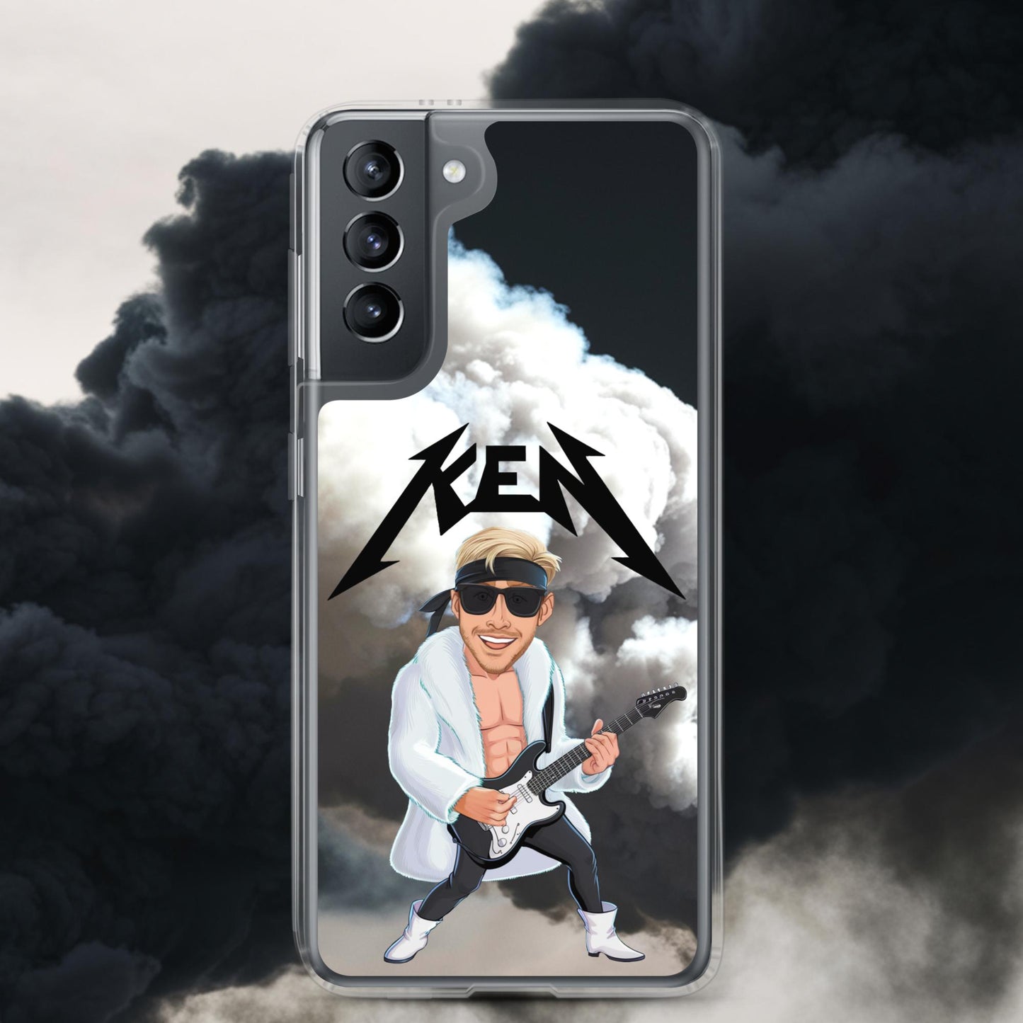 Rockstar Ken Barbie Movie Ryan Gosling Clear Case for Samsung Samsung Galaxy S21 Mobile Phone Cases Barbie Celebrities Ken Movies Ryan Gosling Next Cult Brand