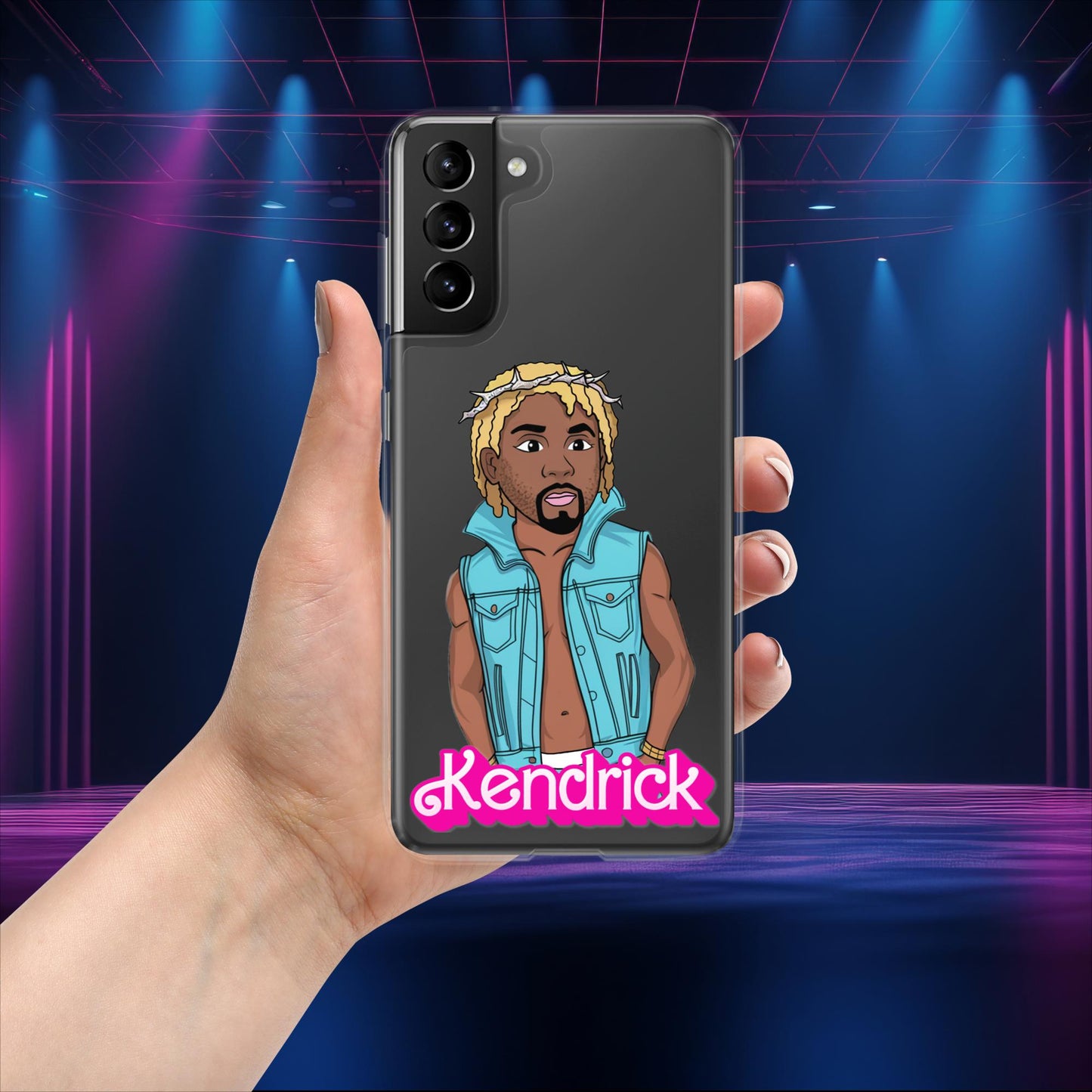 Kendrick Barbie Ken Ryan Gosling Kendrick Lamar Clear Case for Samsung Samsung Galaxy S21 Plus Mobile Phone Cases Barbie Ken Kendrick Lamar Movies Music Next Cult Brand