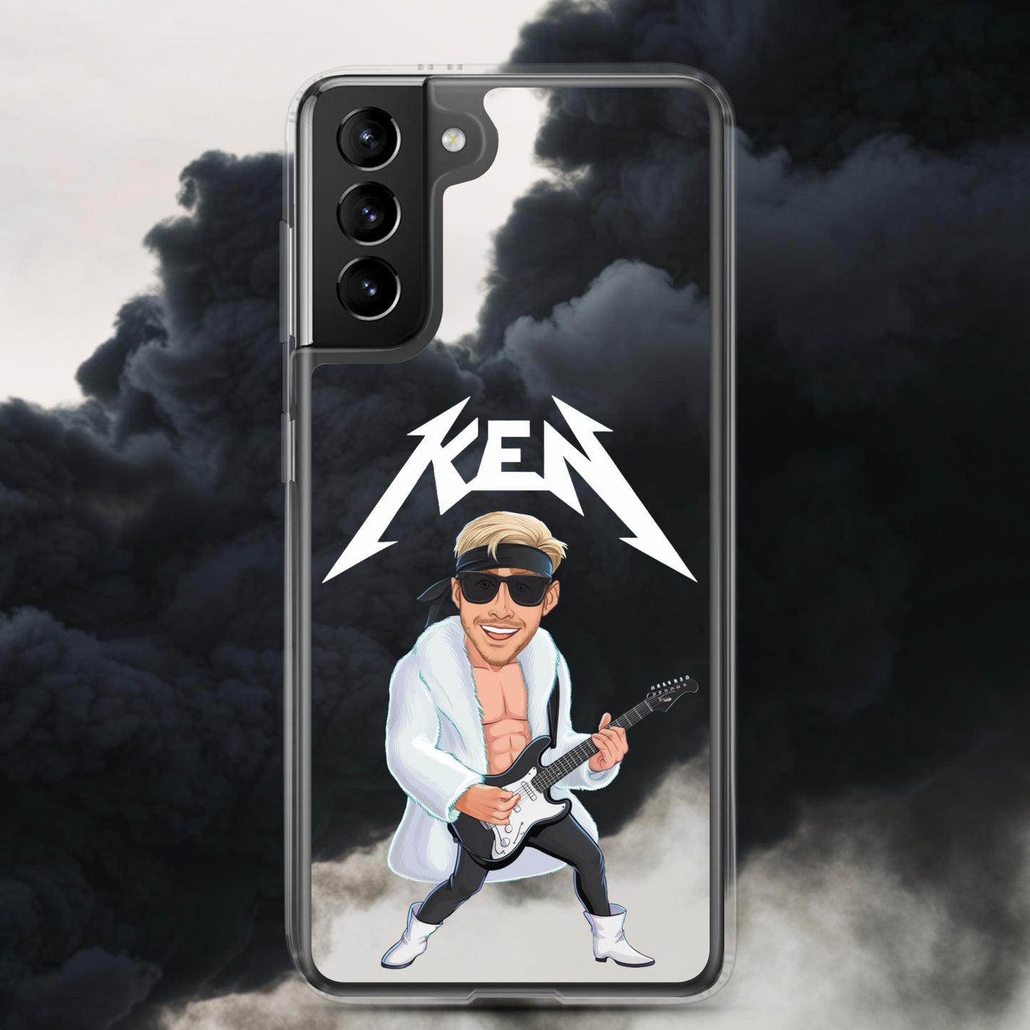Rockstar Ken Barbie Movie Ryan Gosling Clear Case for Samsung Samsung Galaxy S21 Plus Mobile Phone Cases Barbie Celebrities Ken Movies Ryan Gosling Next Cult Brand